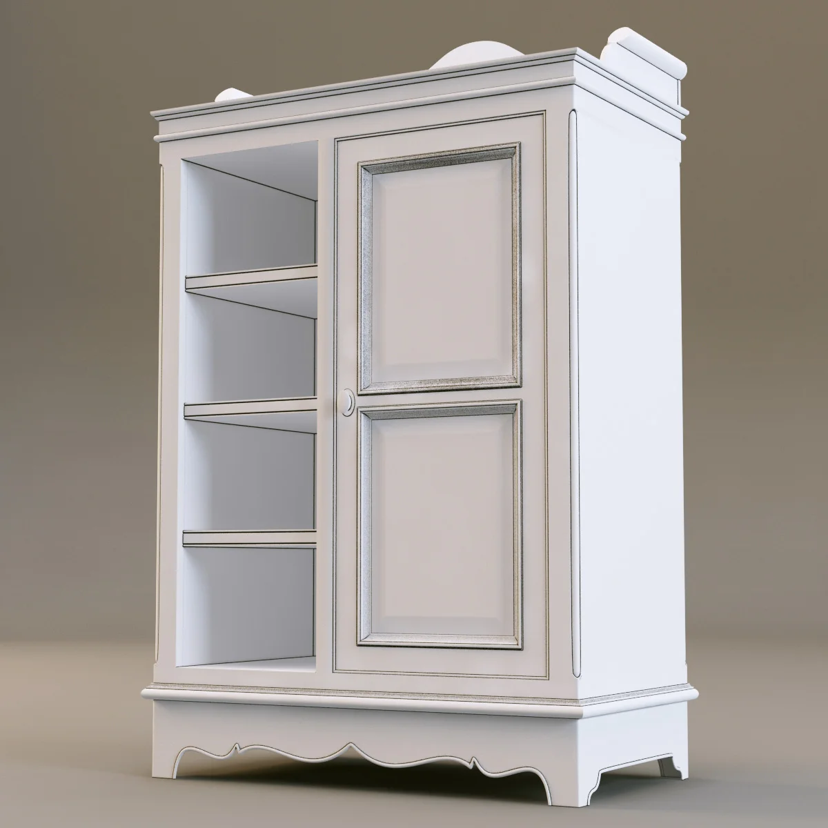 Country Corner PBAB 1door — 3D model preview 2