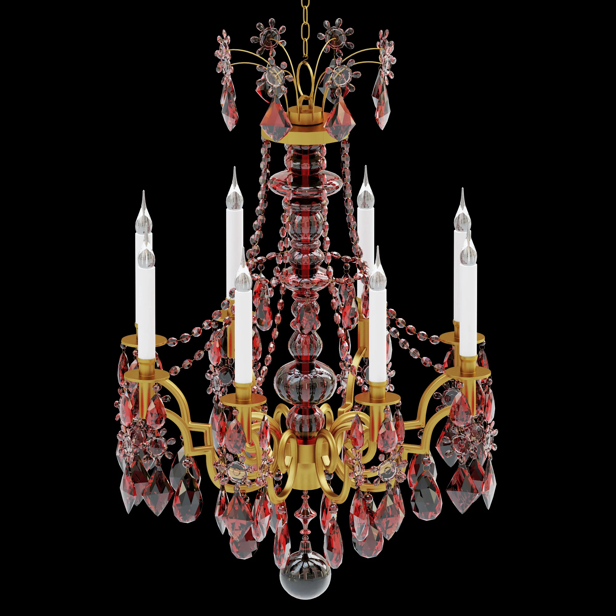 Chandelier LX 114 — 3D model preview 1