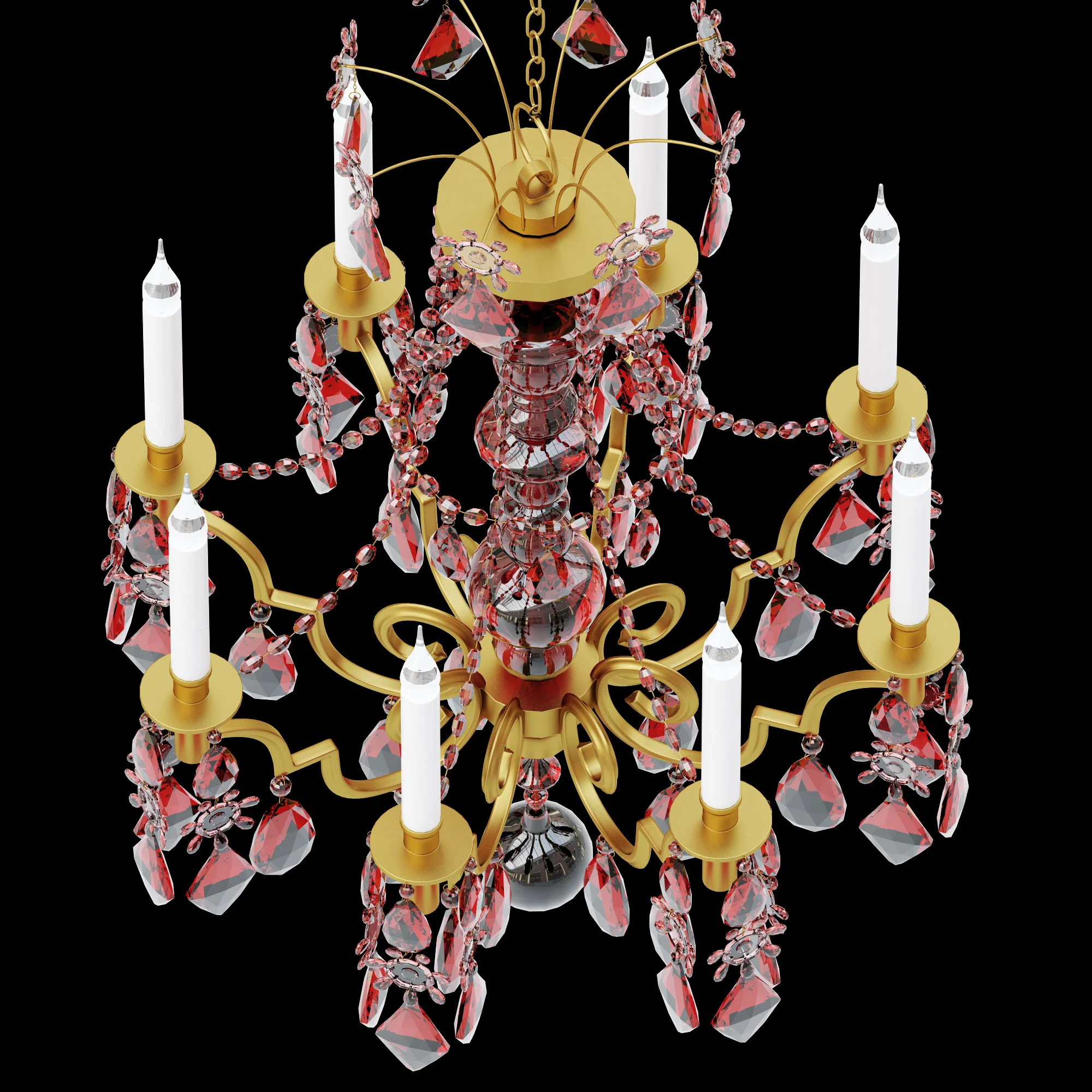 Chandelier LX 114 — 3D model preview 2