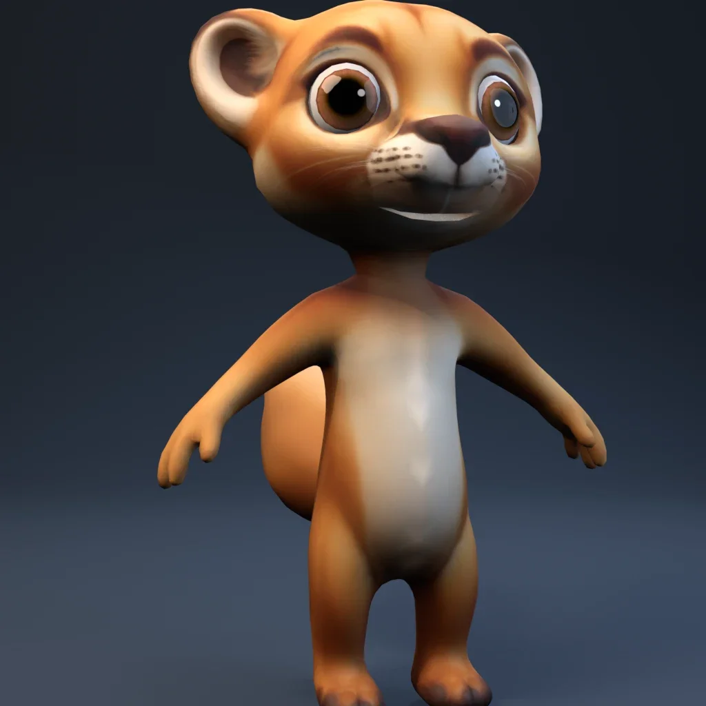 Anthro Cougar Rigged