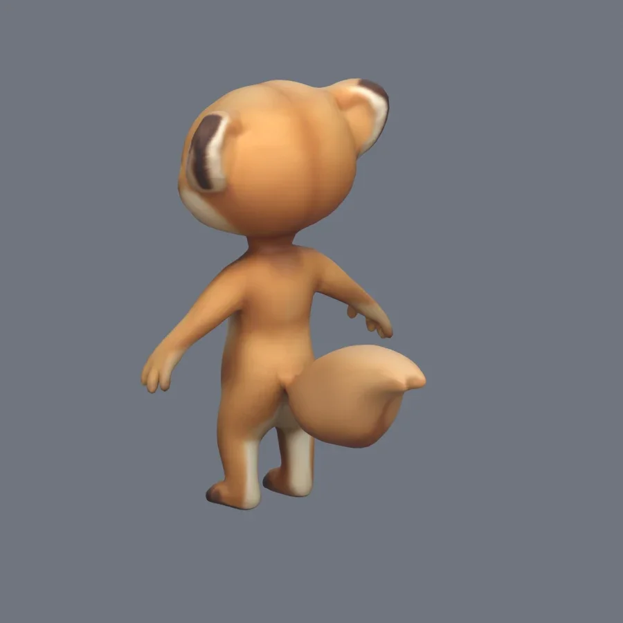 Anthro Cougar Rigged, 3D model preview 6