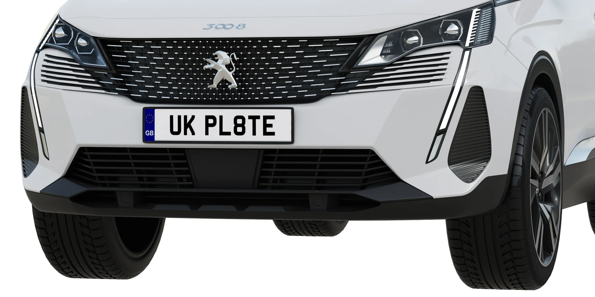 Peugeot 3008, 3D model preview 4