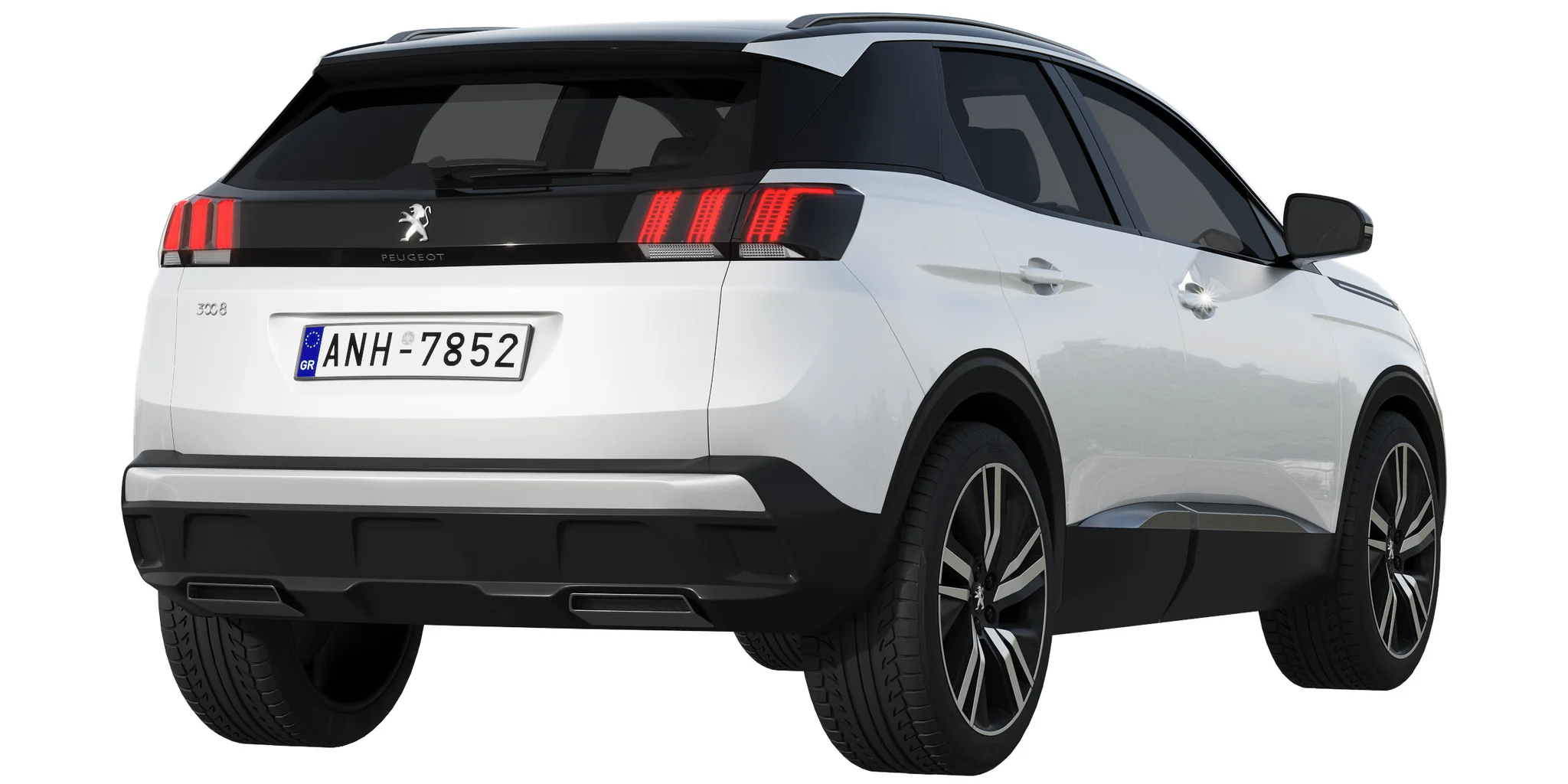 Peugeot 3008, 3D model preview 6