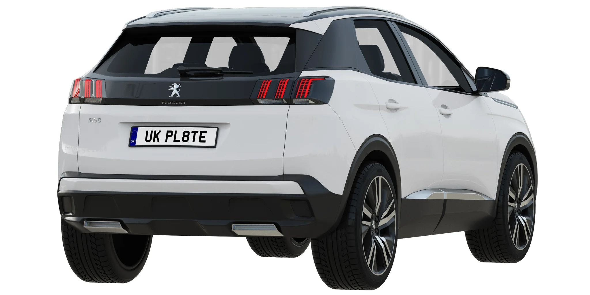 Peugeot 3008, 3D model preview 9