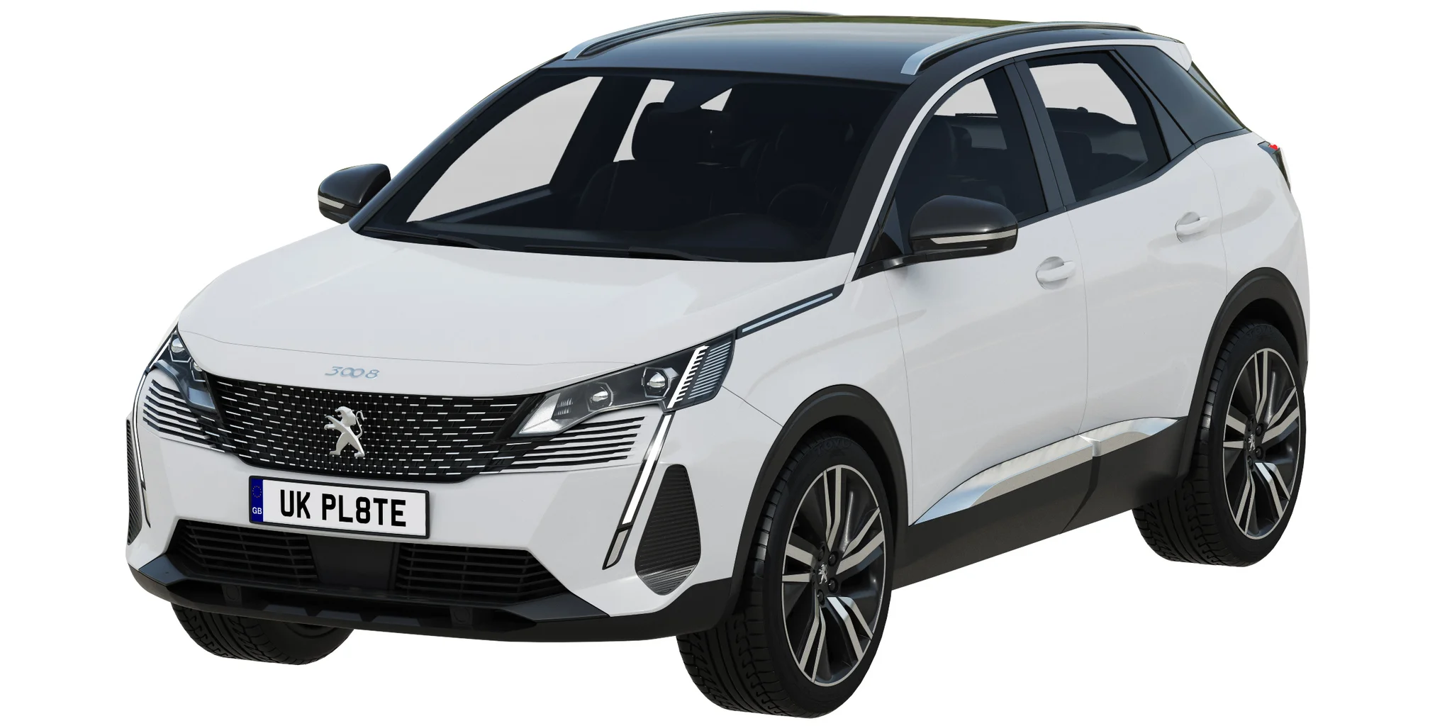 Peugeot 3008, 3D model preview 13