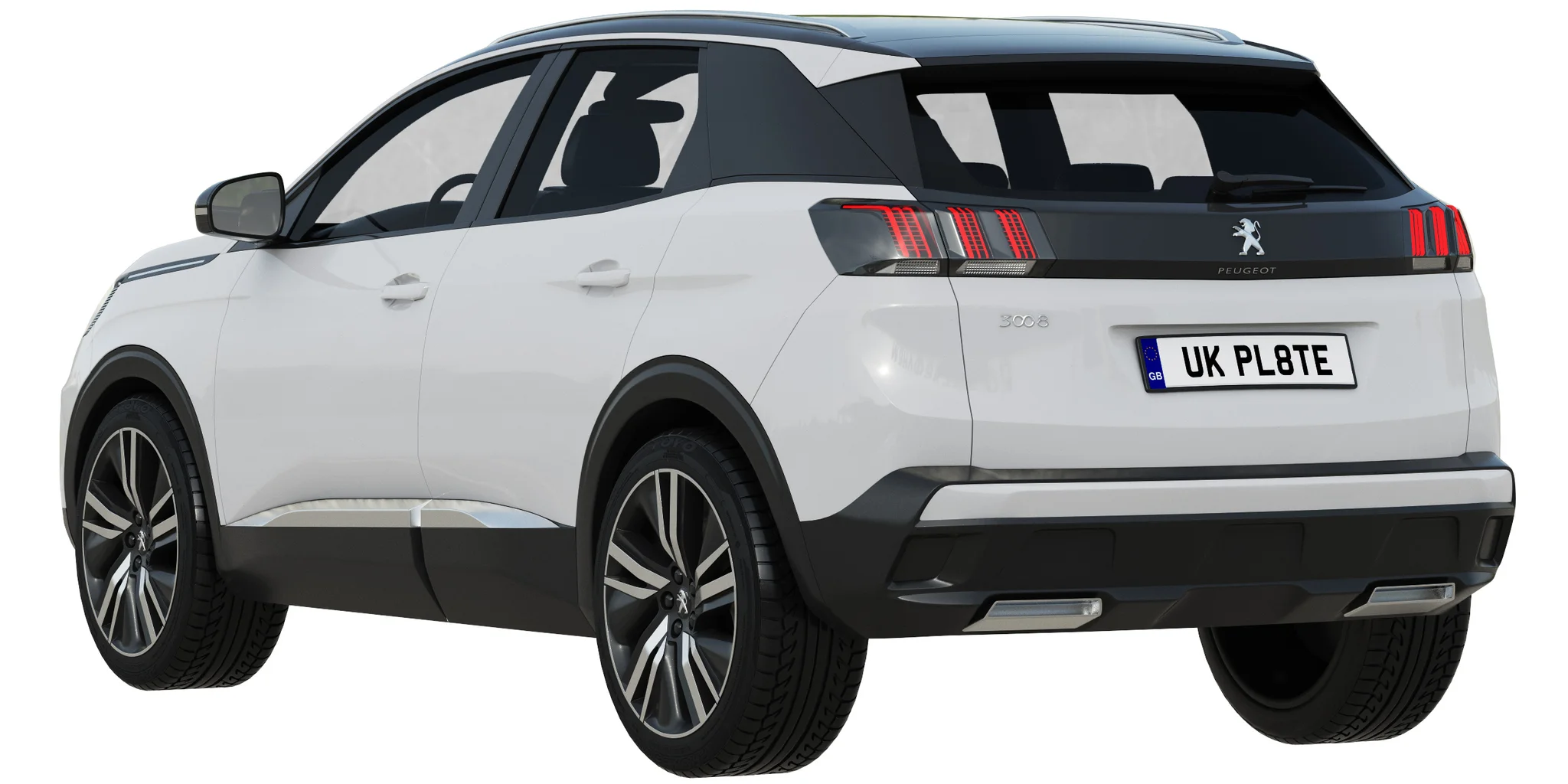 Peugeot 3008, 3D model preview 24