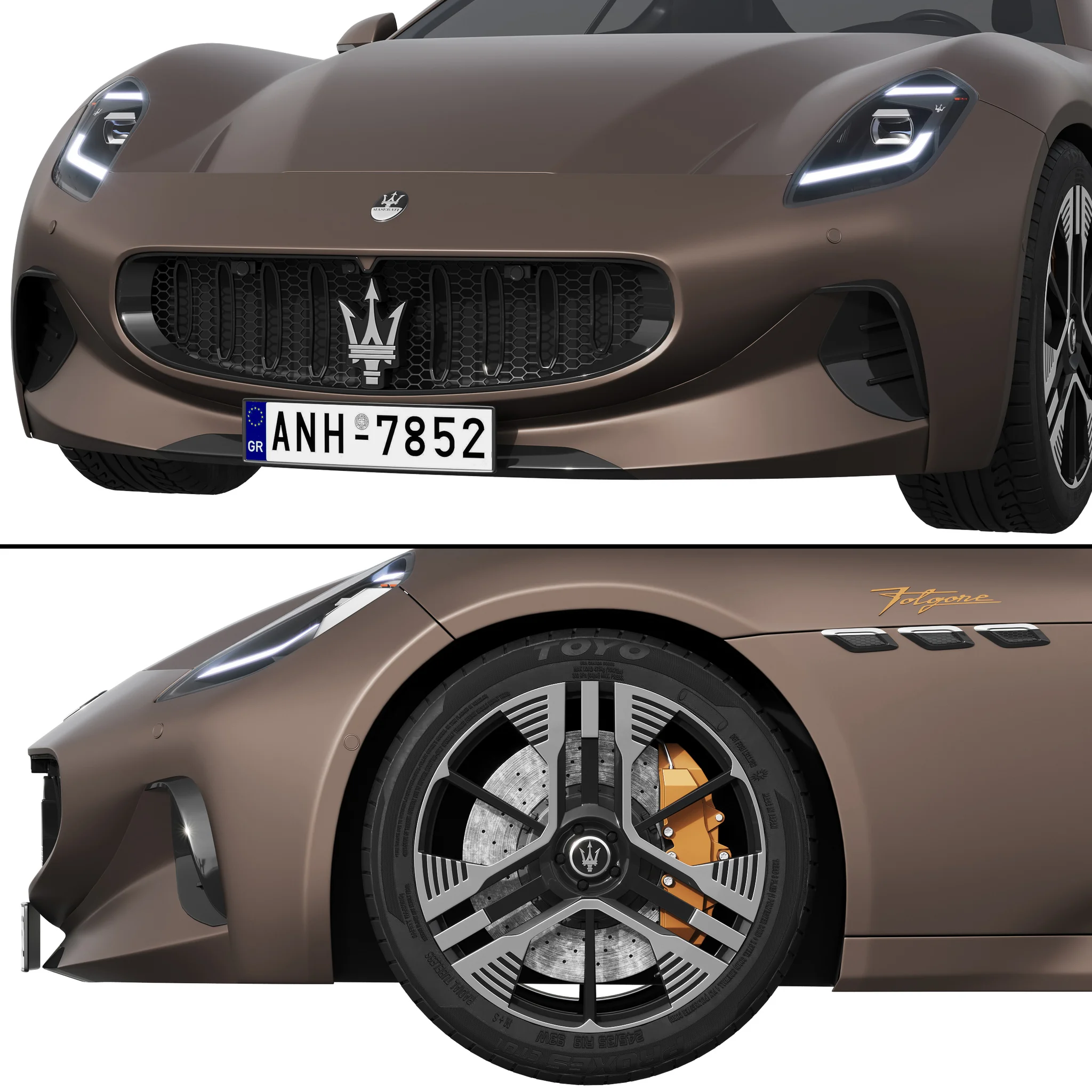 Maserati GranTurismo Folgore, 3D model preview 4