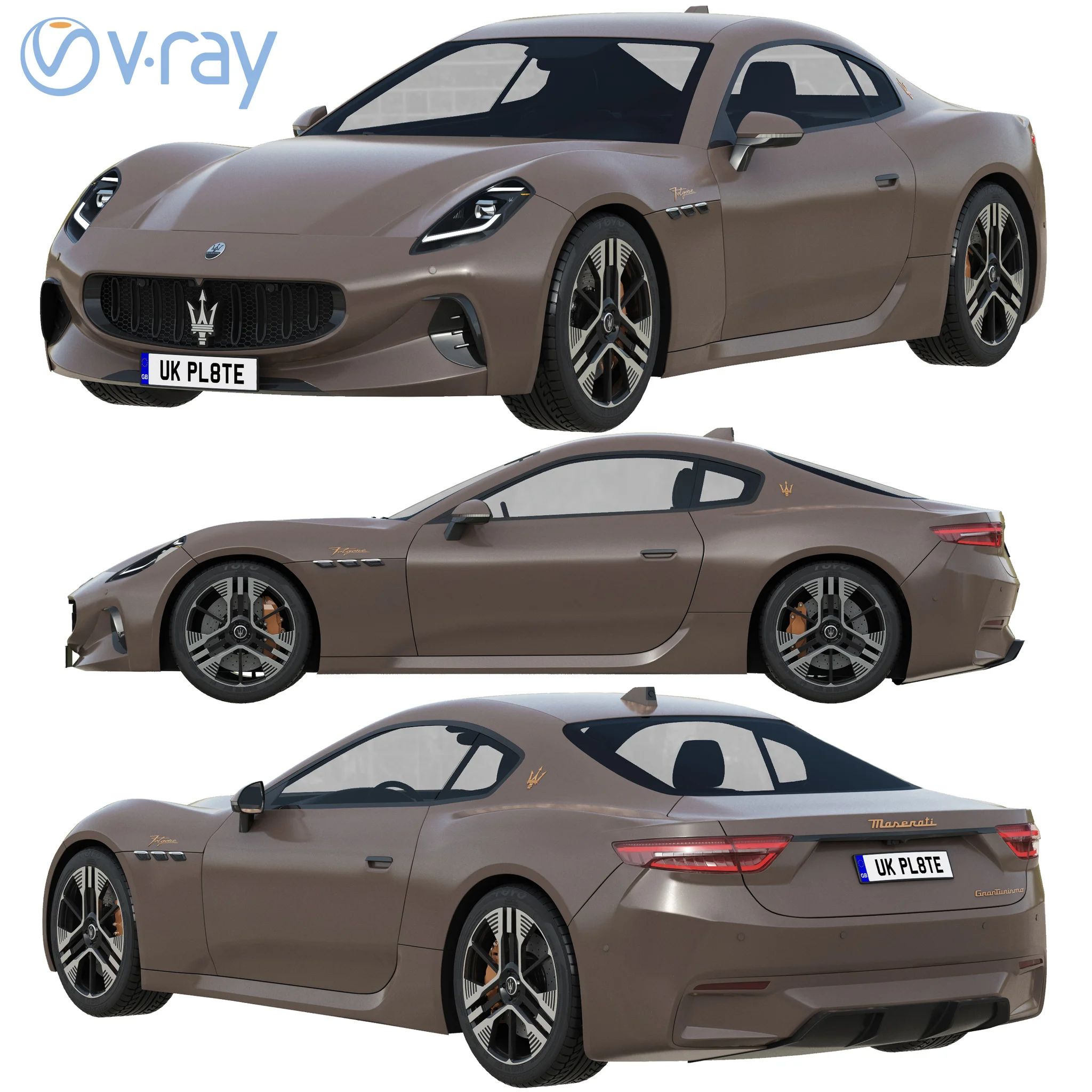 Maserati GranTurismo Folgore, 3D model preview 15