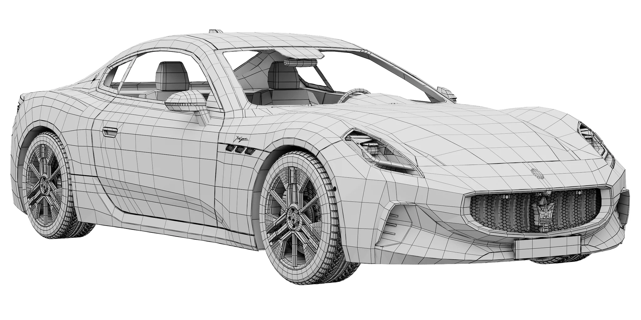 Maserati GranTurismo Folgore, 3D model preview 18