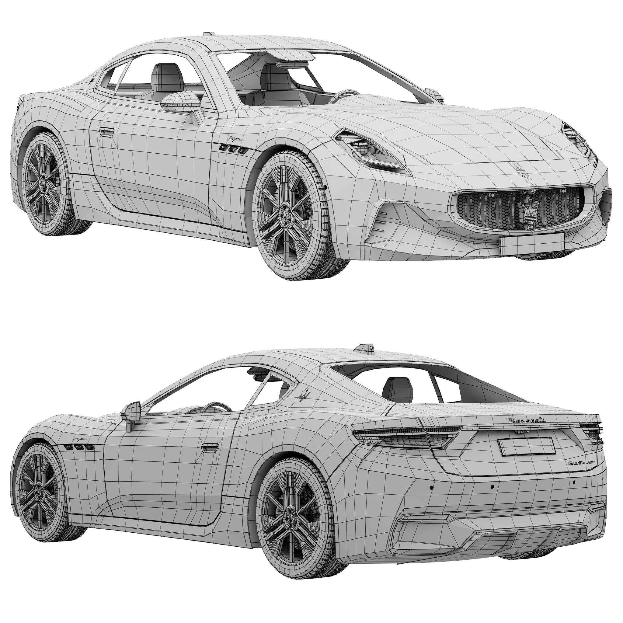 Maserati GranTurismo Folgore, 3D model preview 19
