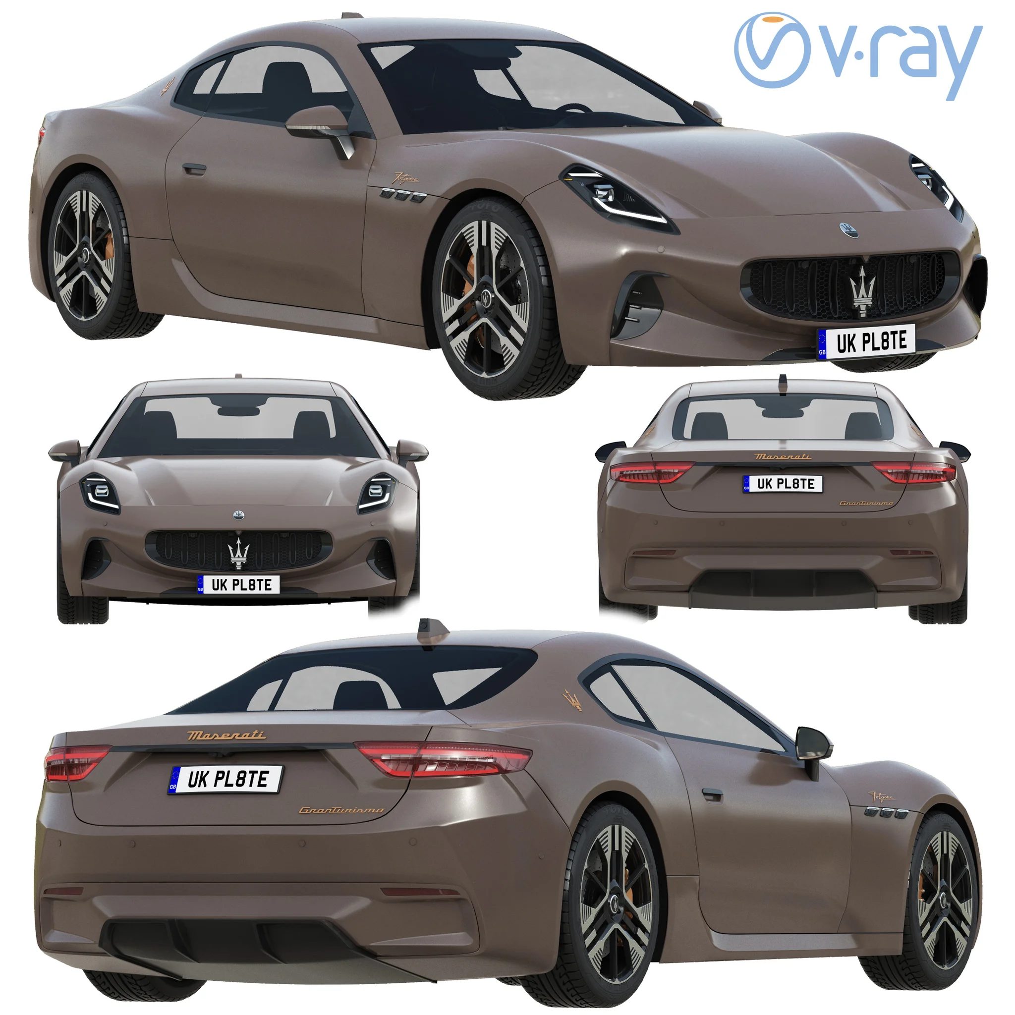 Maserati GranTurismo Folgore, 3D model preview 21