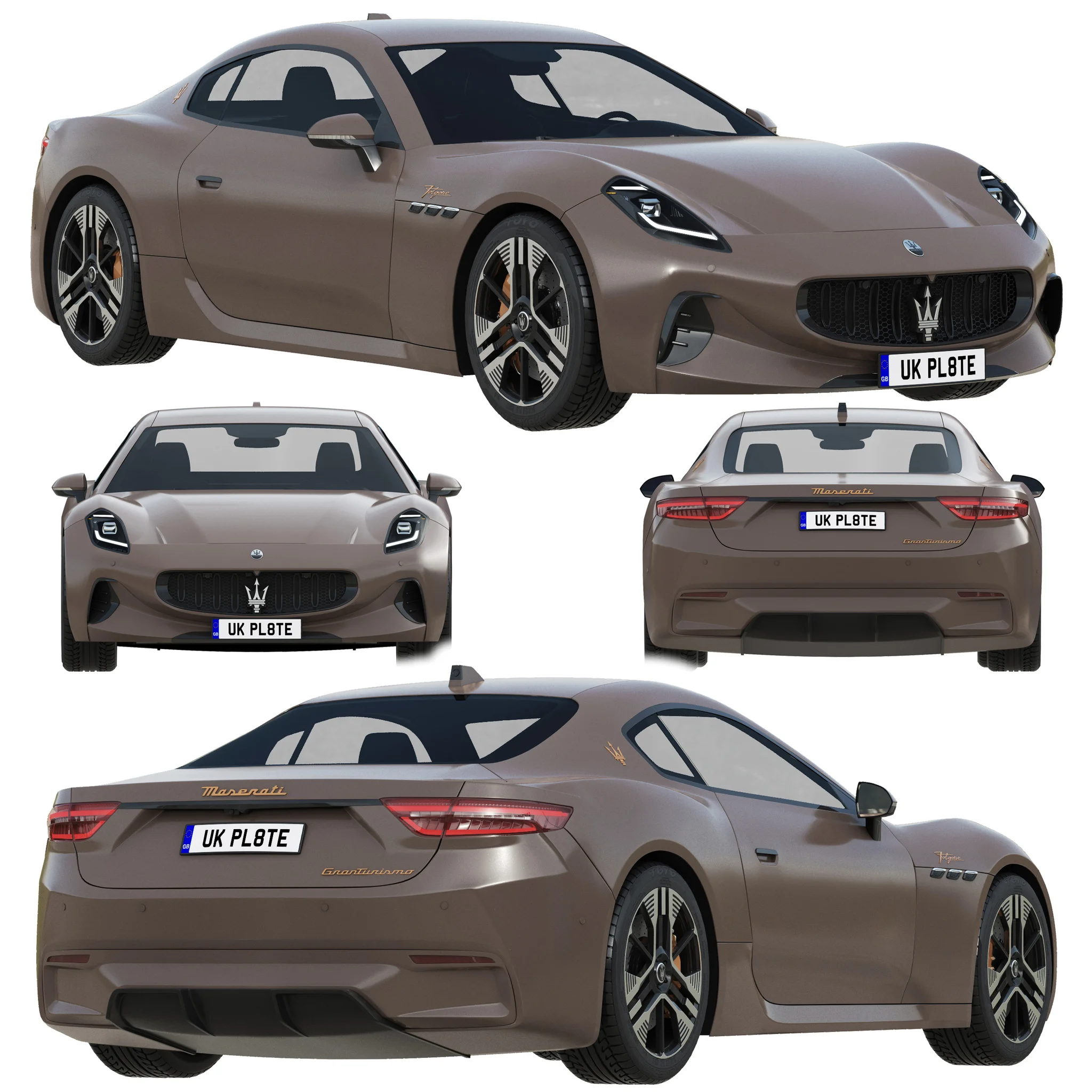 Maserati GranTurismo Folgore, 3D model preview 22