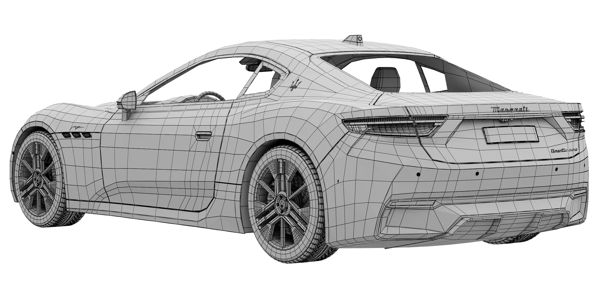 Maserati GranTurismo Folgore, 3D model preview 24