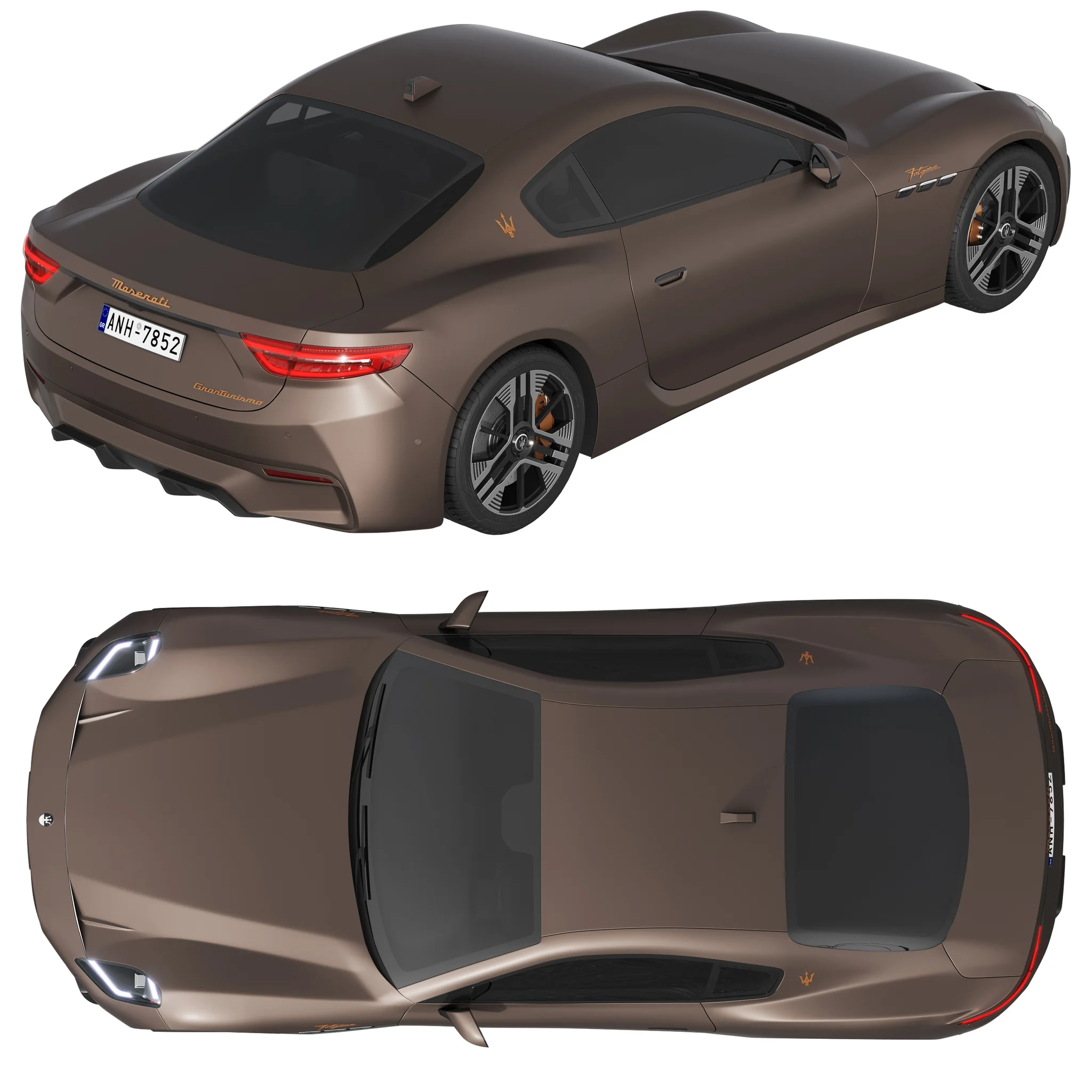 Maserati GranTurismo Folgore, 3D model preview 35