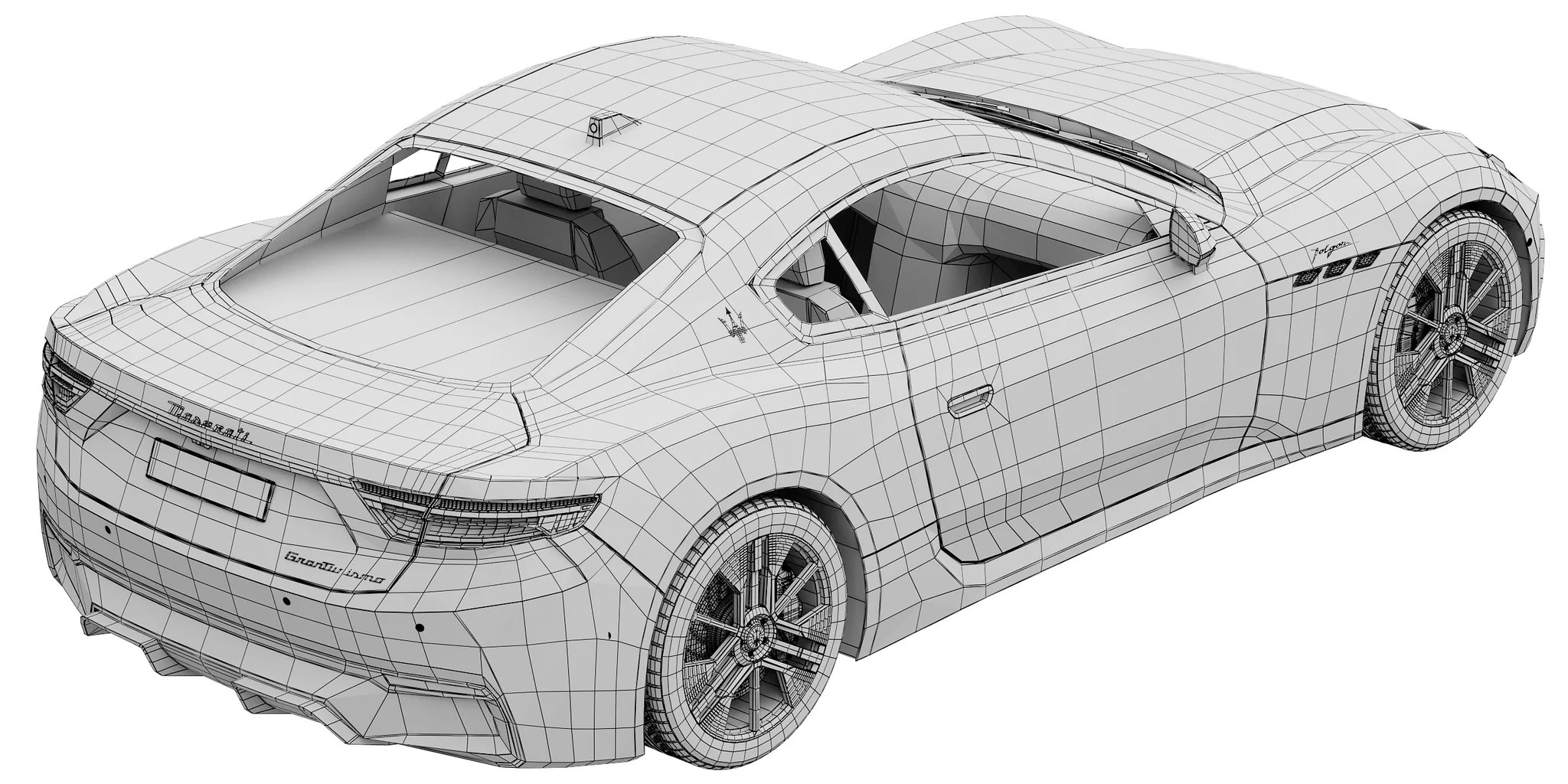 Maserati GranTurismo Folgore, 3D model preview 36