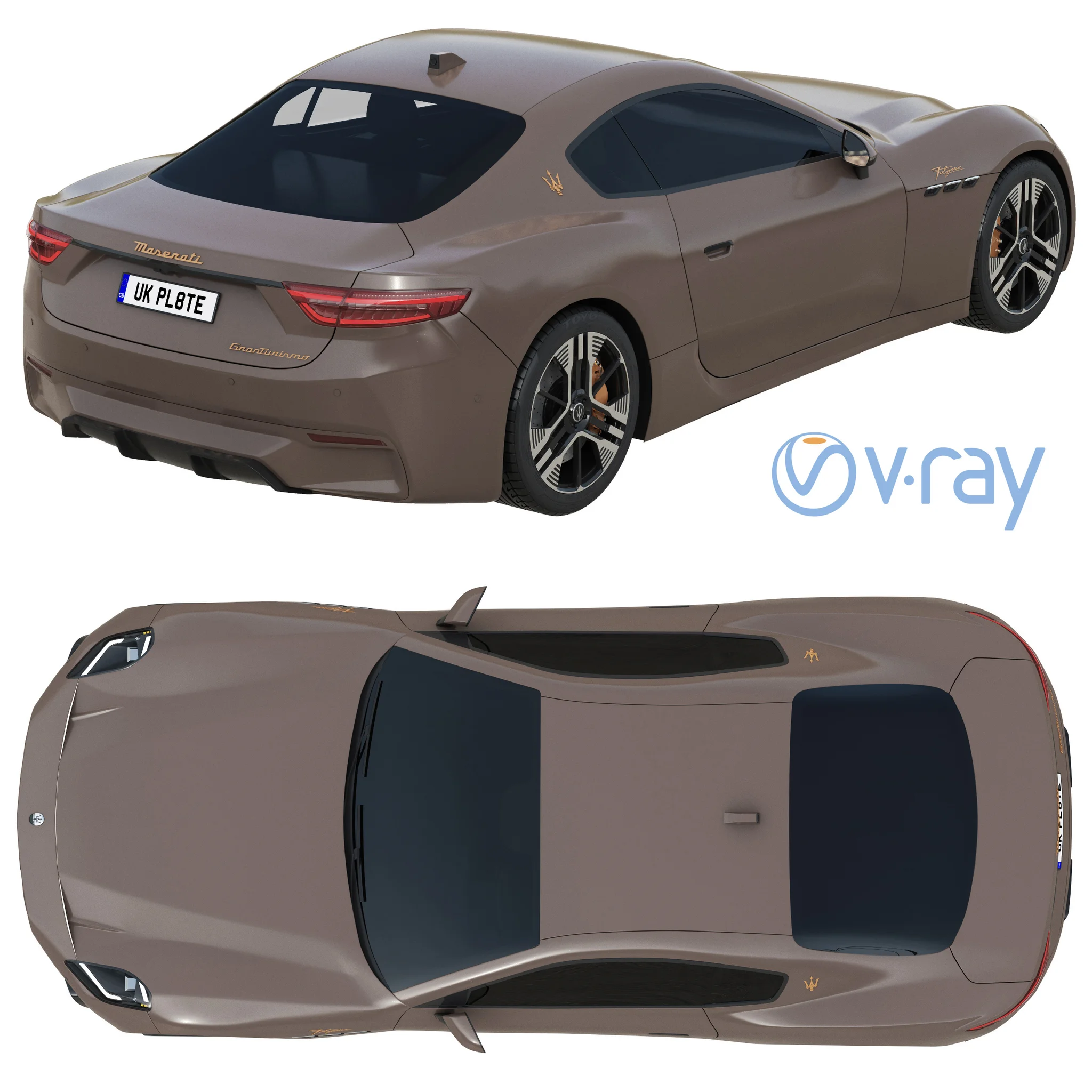 Maserati GranTurismo Folgore, 3D model preview 38