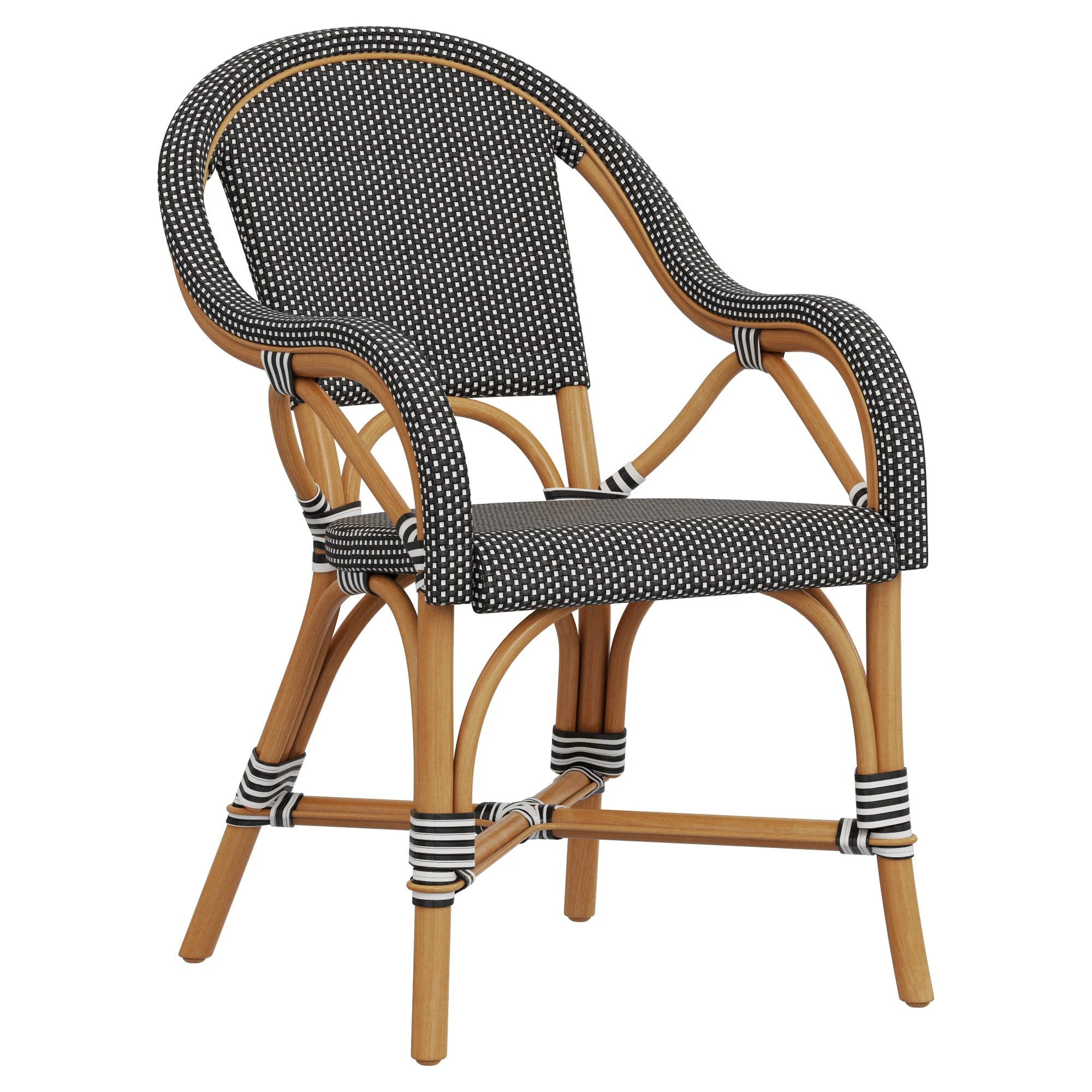 Restoration Hardware St Germain Resin Armchair — 3D model preview 1
