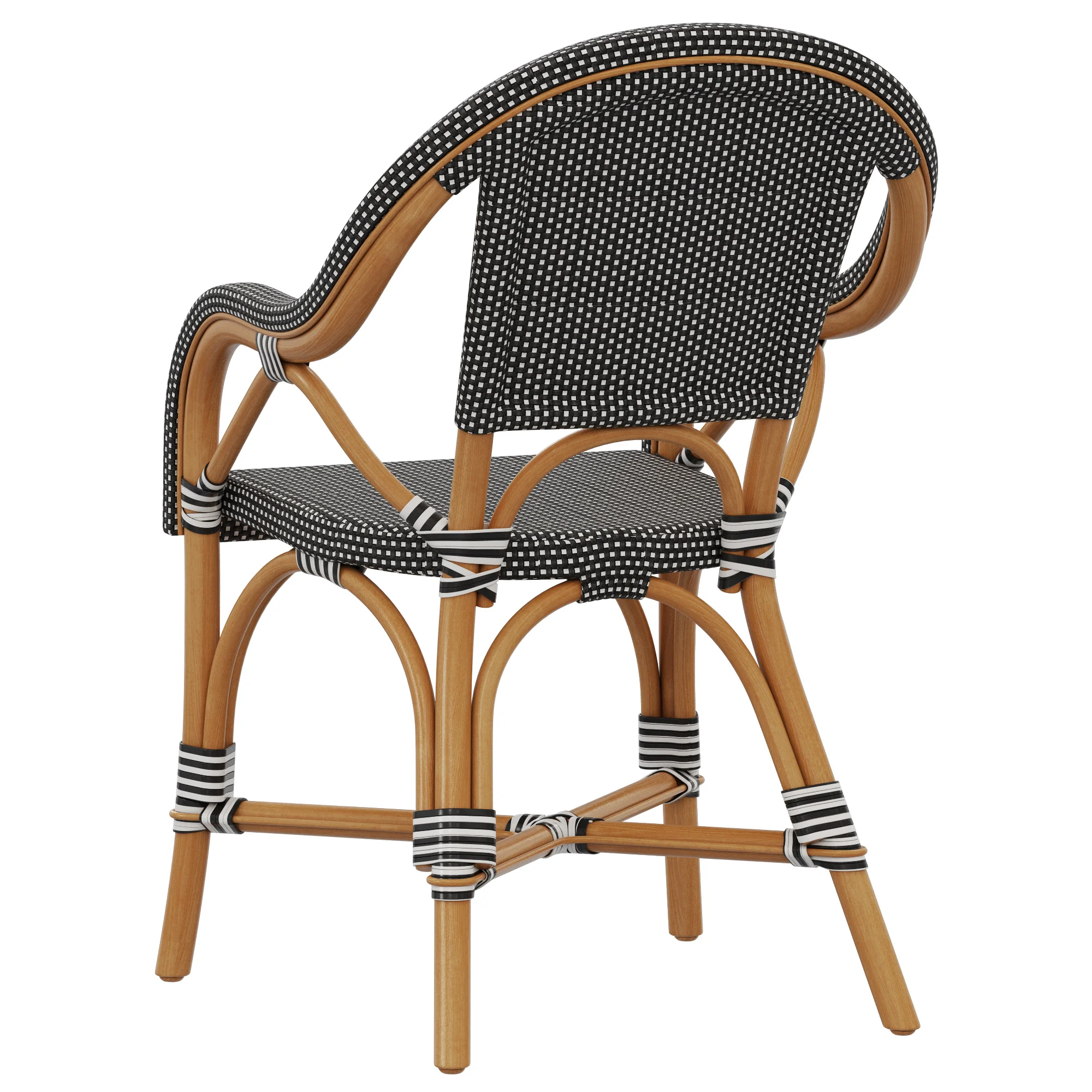 Restoration Hardware St Germain Resin Armchair — 3D model preview 4