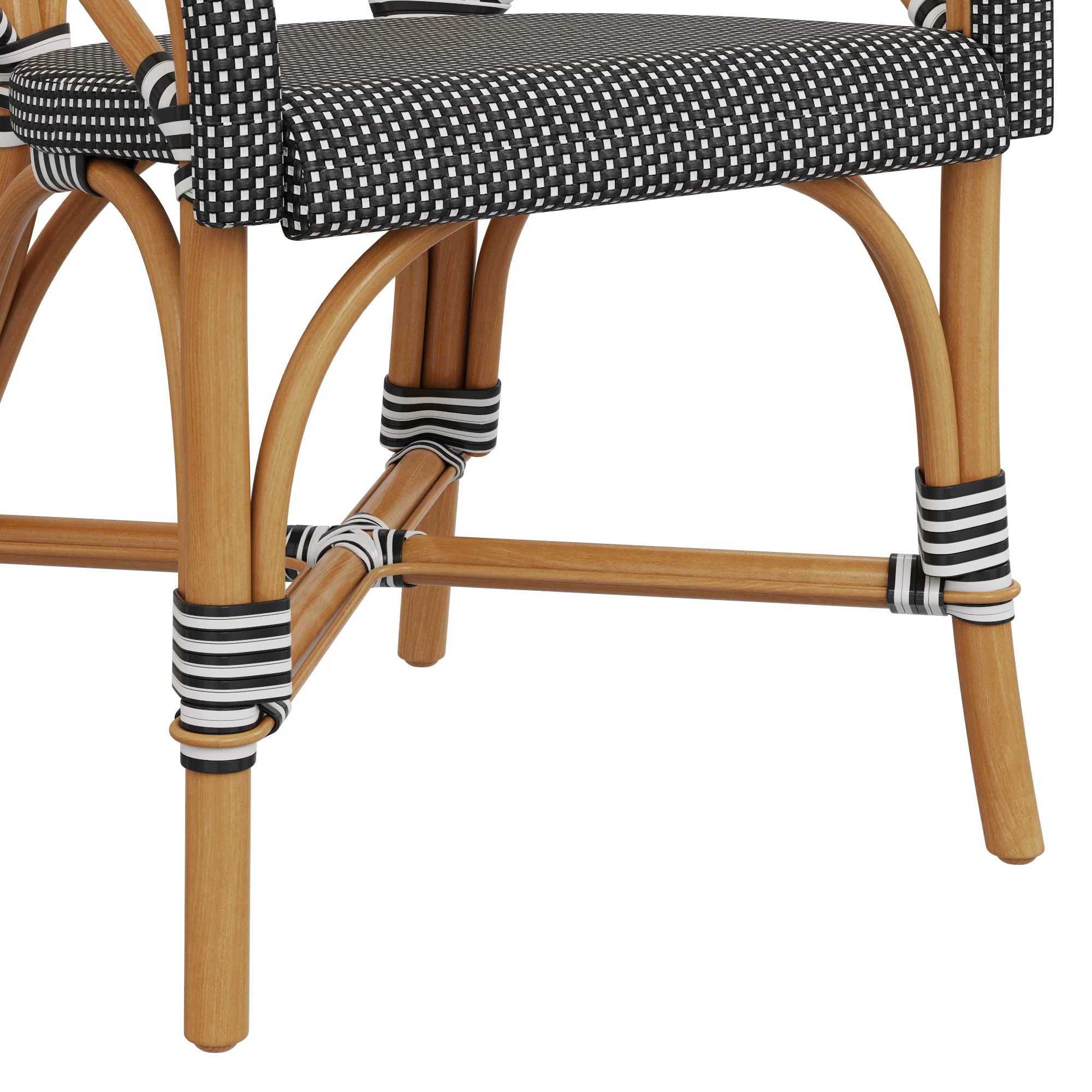 Restoration Hardware St Germain Resin Armchair — 3D model preview 5