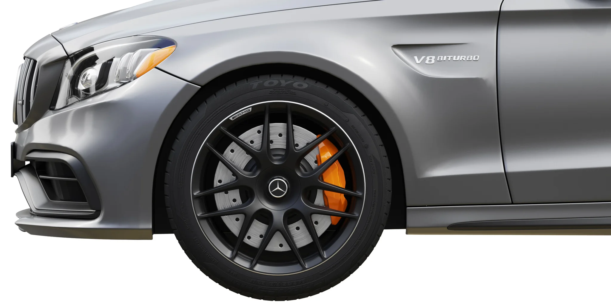 Mercedes Benz C63 Coupe, 3D model preview 2