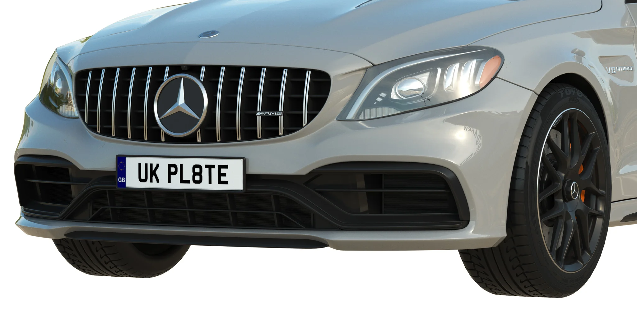 Mercedes Benz C63 Coupe, 3D model preview 5