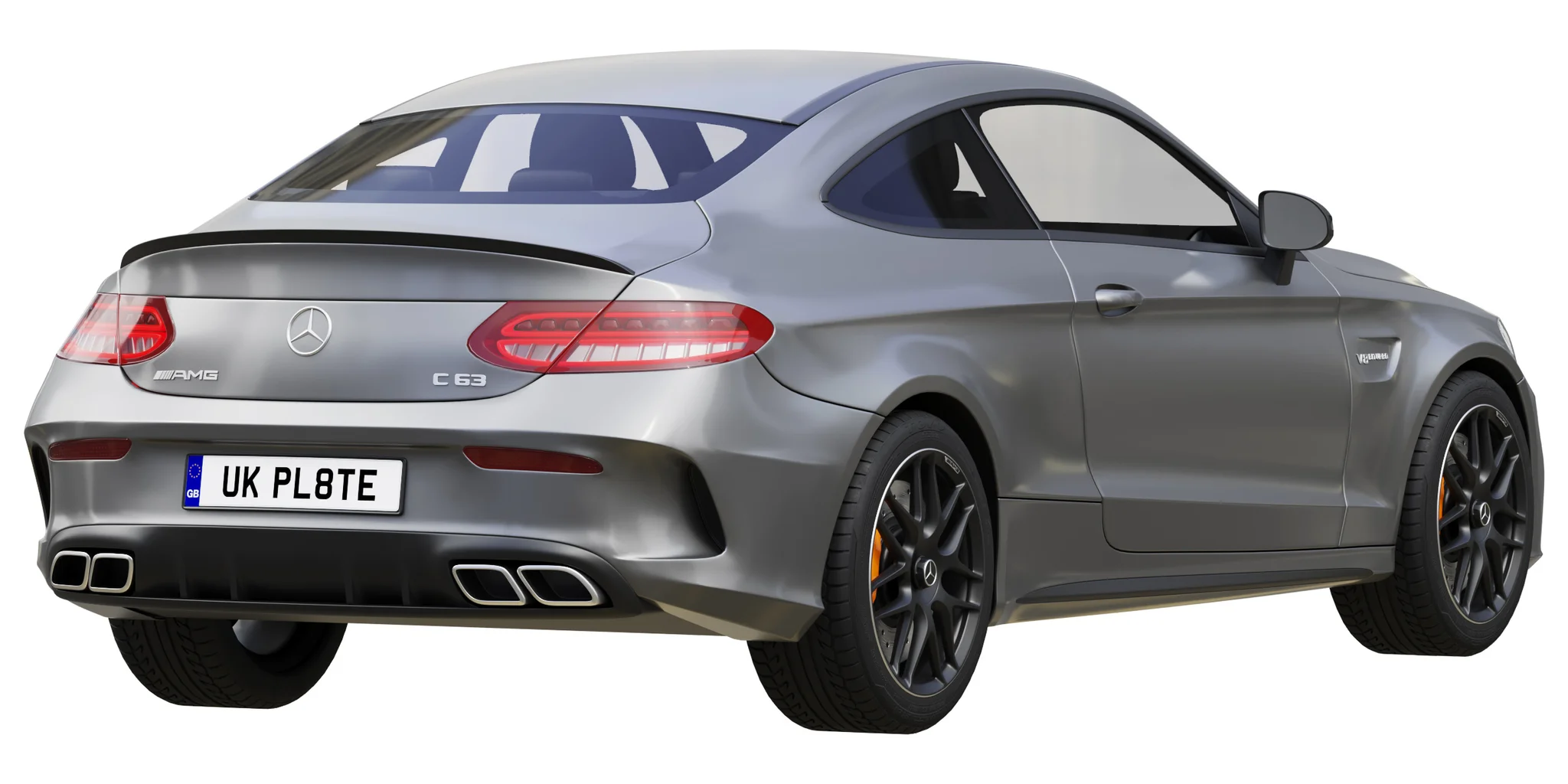 Mercedes Benz C63 Coupe, 3D model preview 7