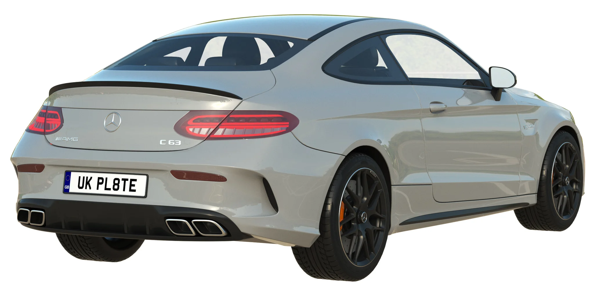 Mercedes Benz C63 Coupe, 3D model preview 10