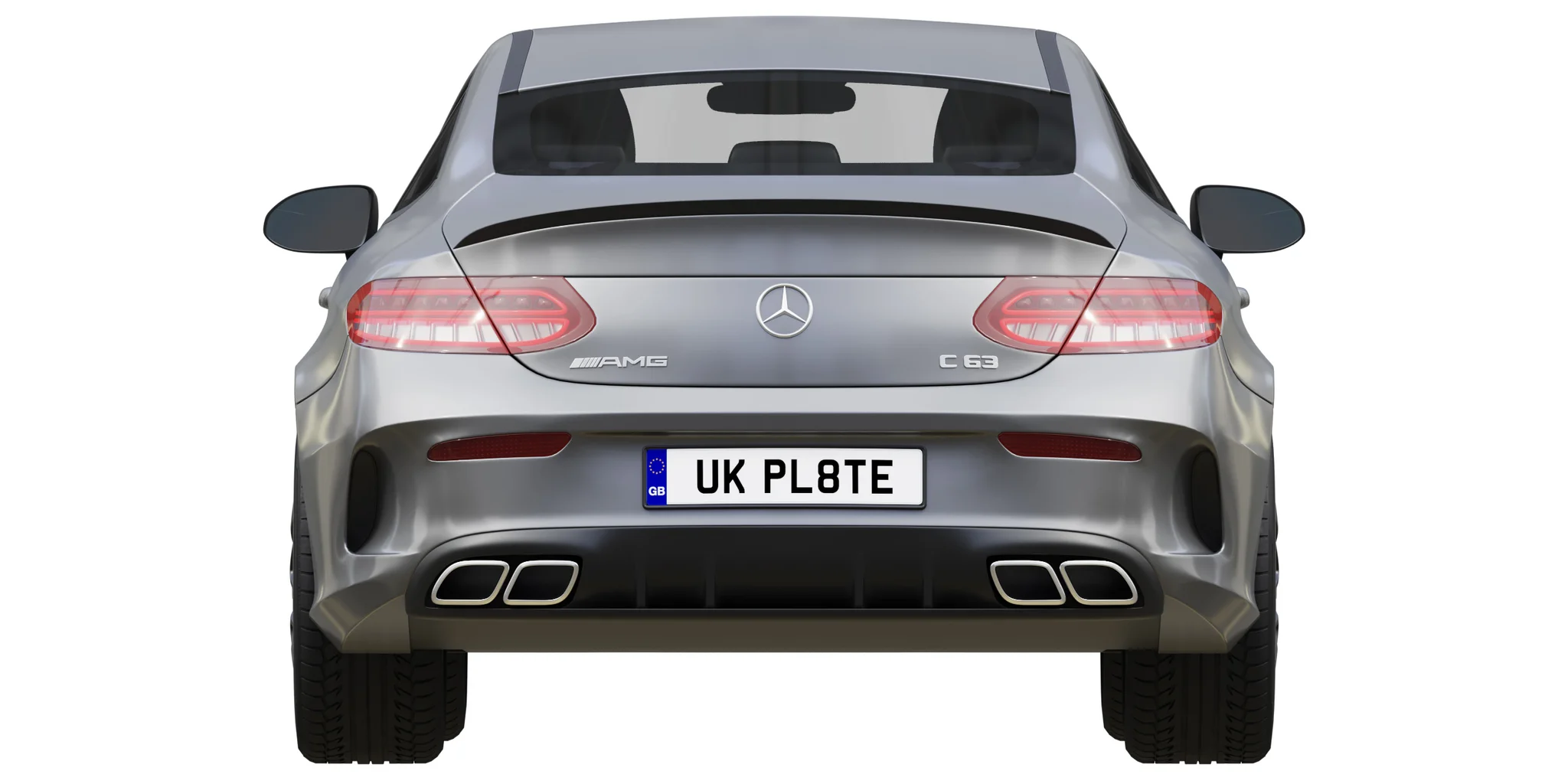 Mercedes Benz C63 Coupe, 3D model preview 11