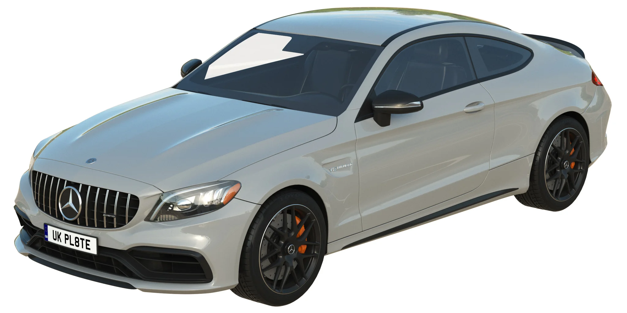 Mercedes Benz C63 Coupe, 3D model preview 14