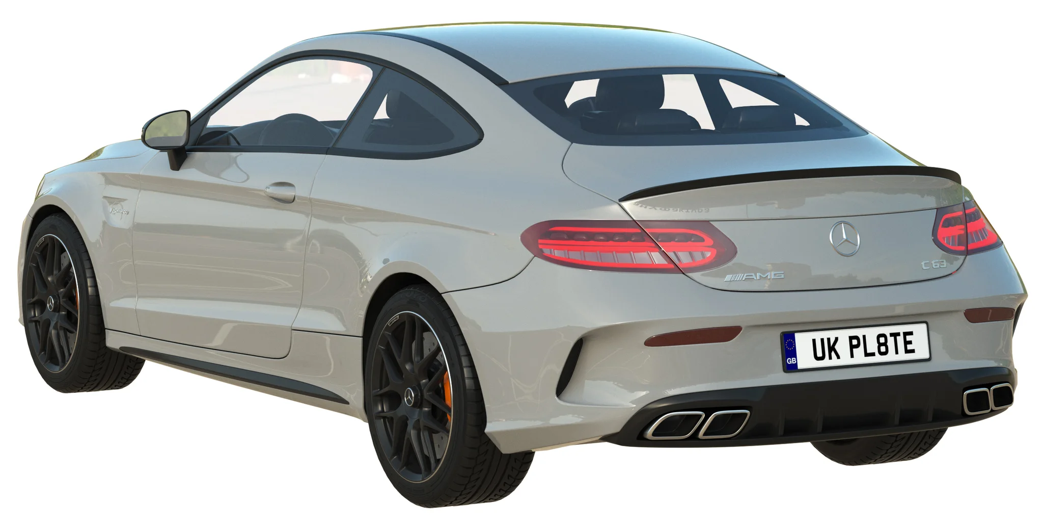 Mercedes Benz C63 Coupe, 3D model preview 26