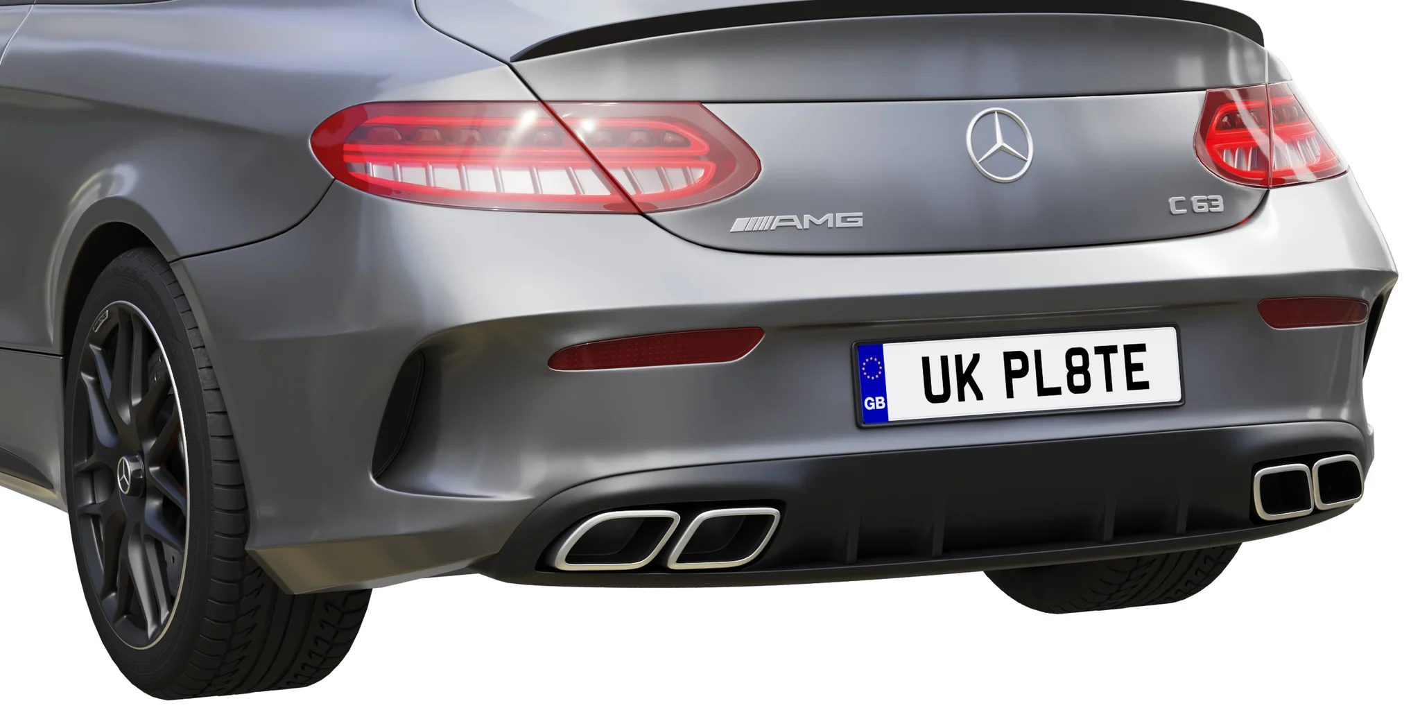 Mercedes Benz C63 Coupe, 3D model preview 27