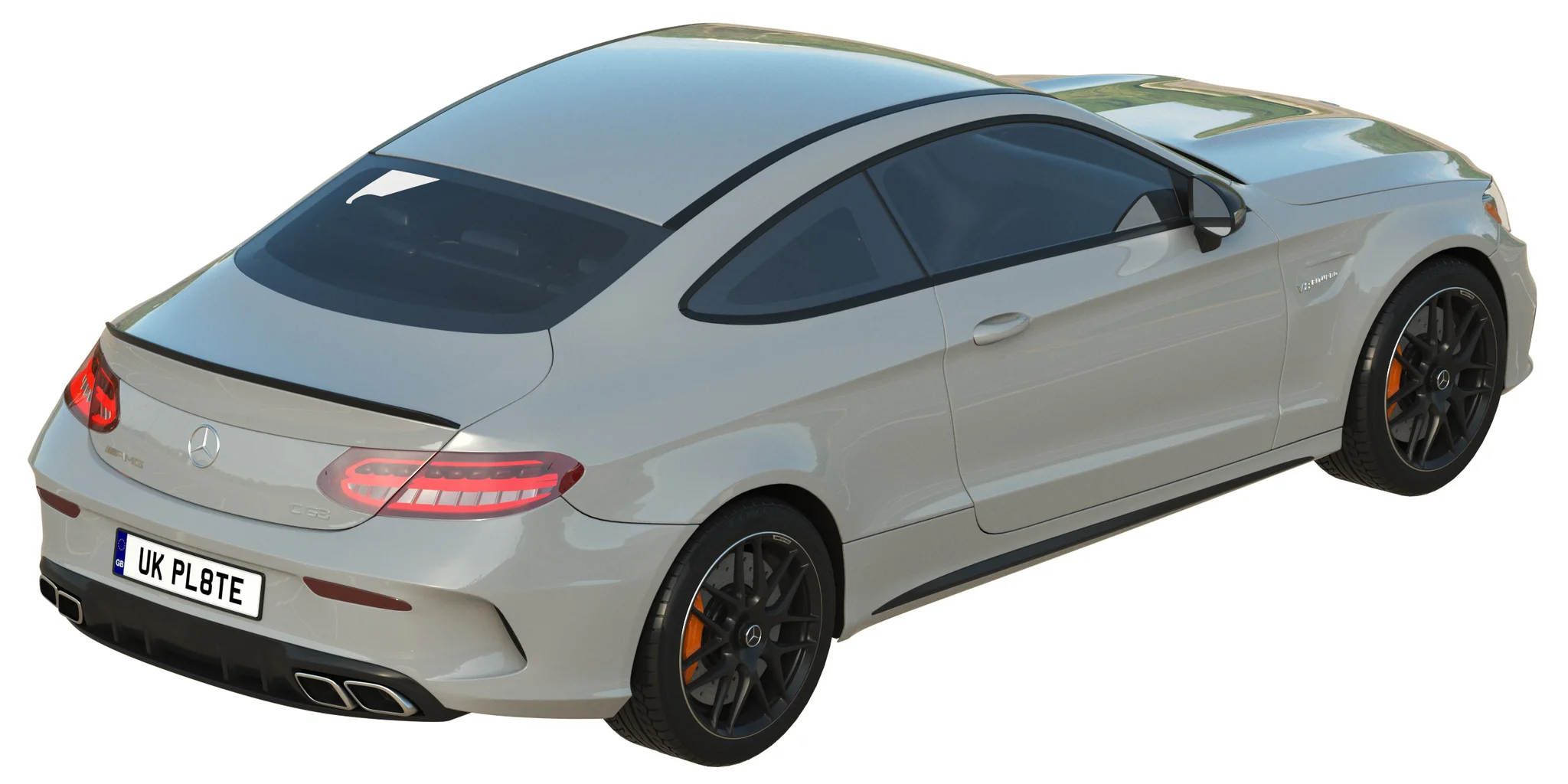Mercedes Benz C63 Coupe, 3D model preview 39