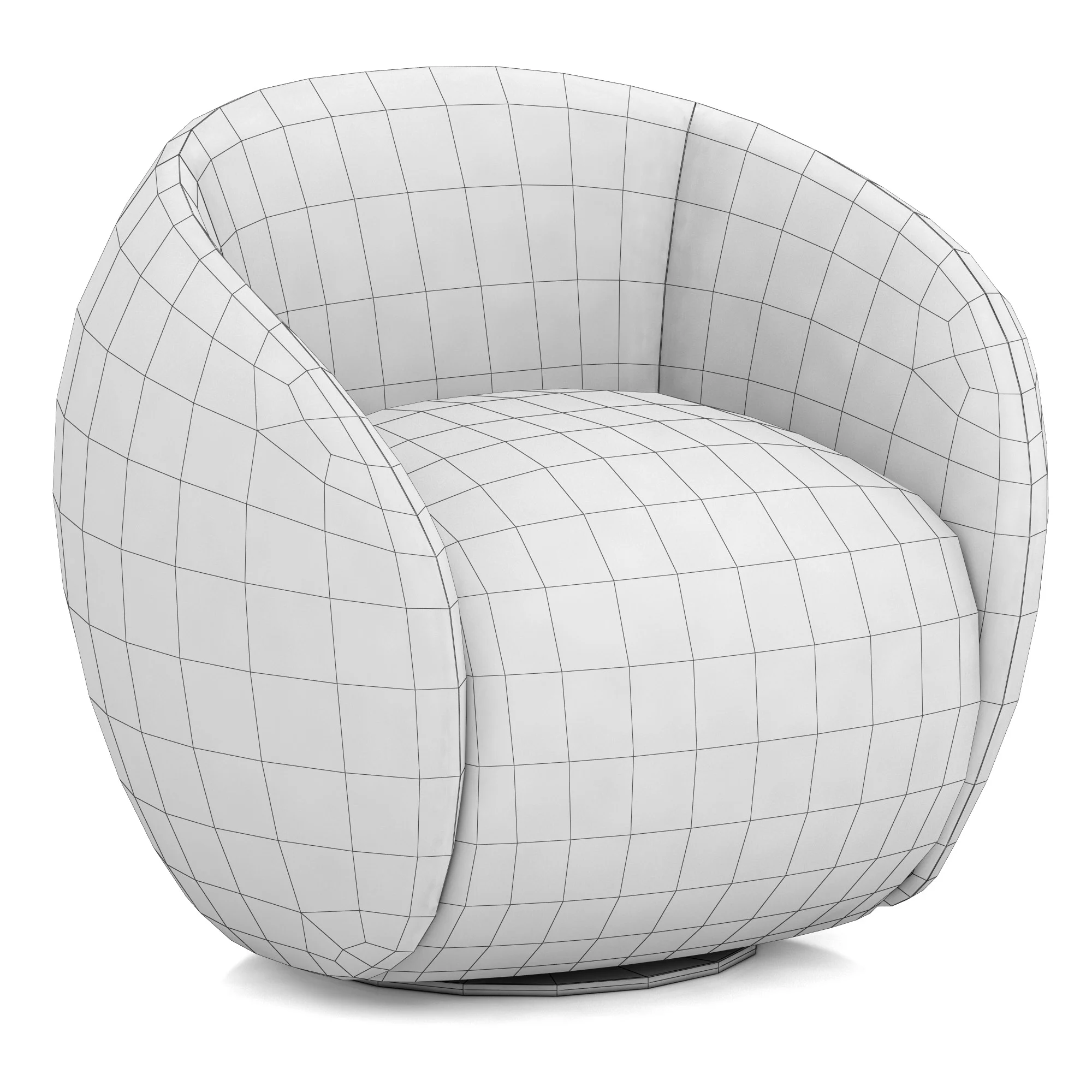 Roche Bobois DOT ARMCHAIR — 3D model preview 7