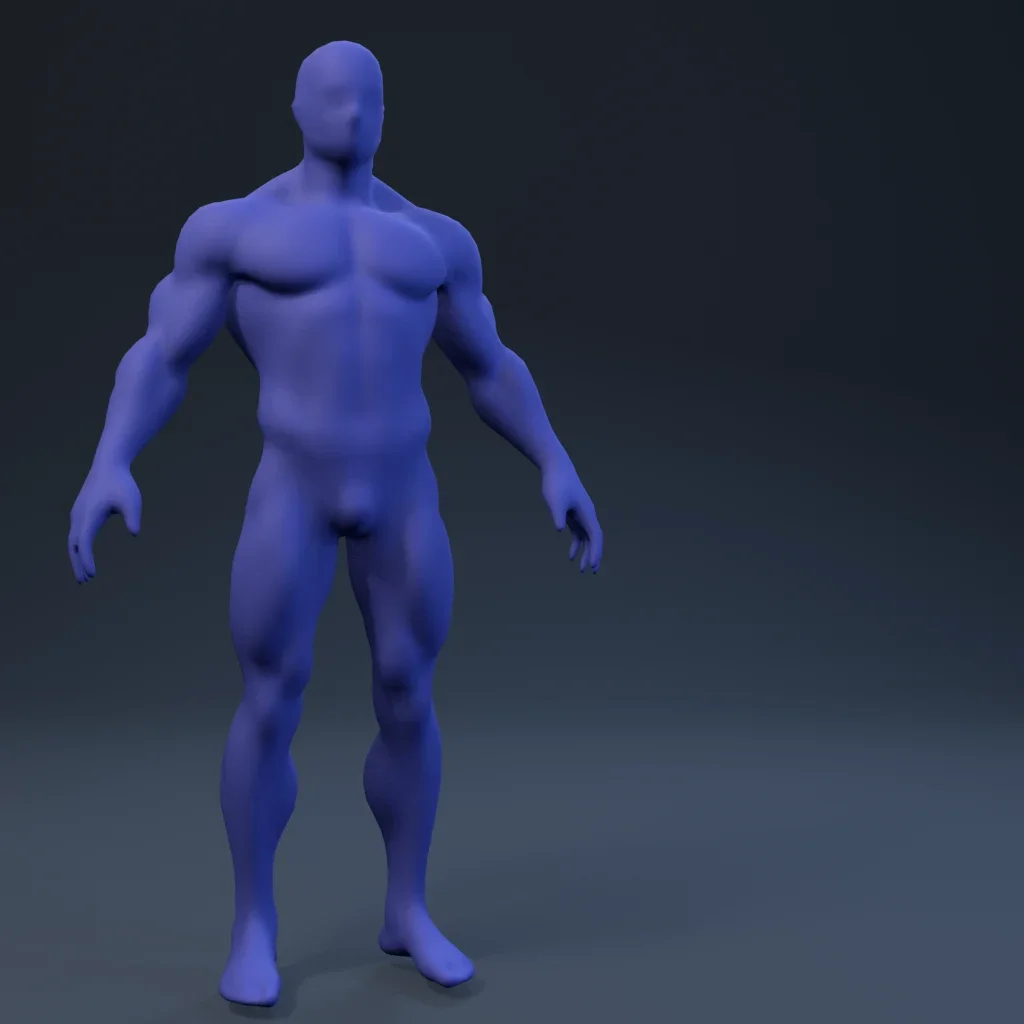 Basemesh Stylized Boy 01