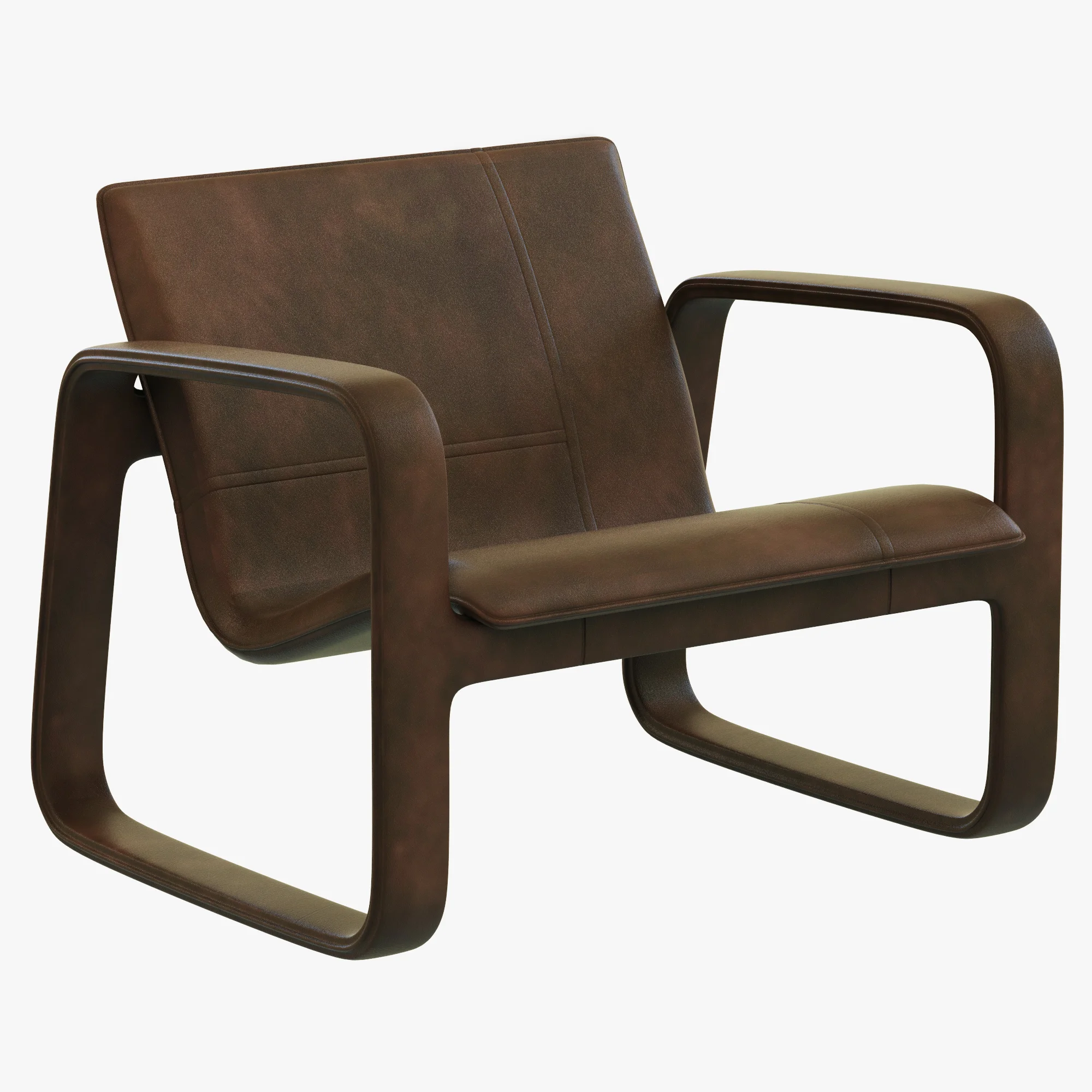 Baxter Nubi Armchair — 3D model preview 1