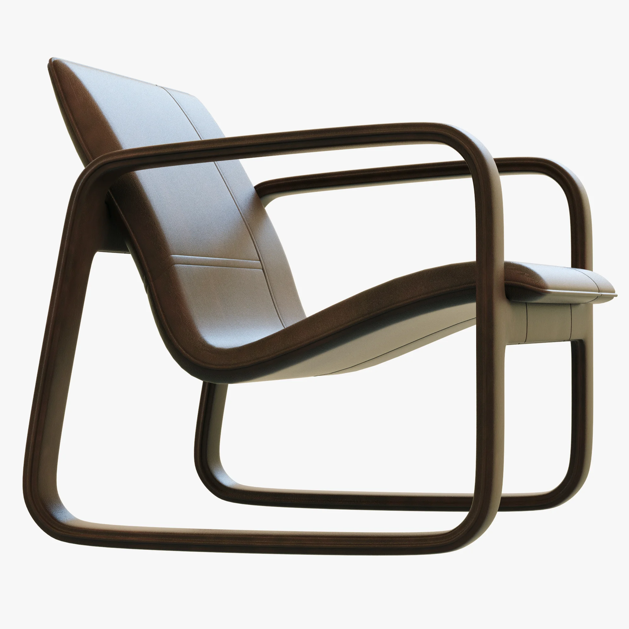 Baxter Nubi Armchair — 3D model preview 3