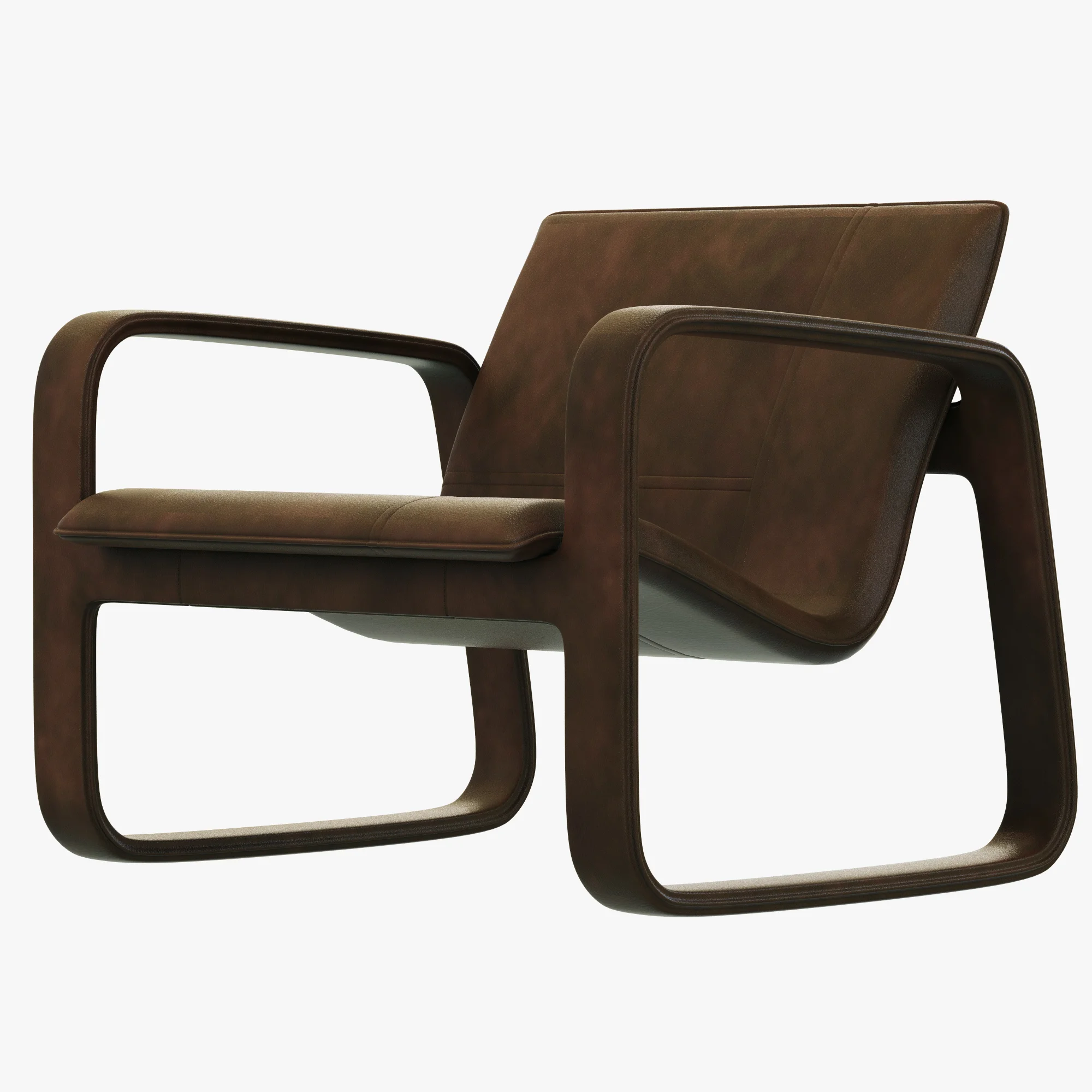 Baxter Nubi Armchair — 3D model preview 5