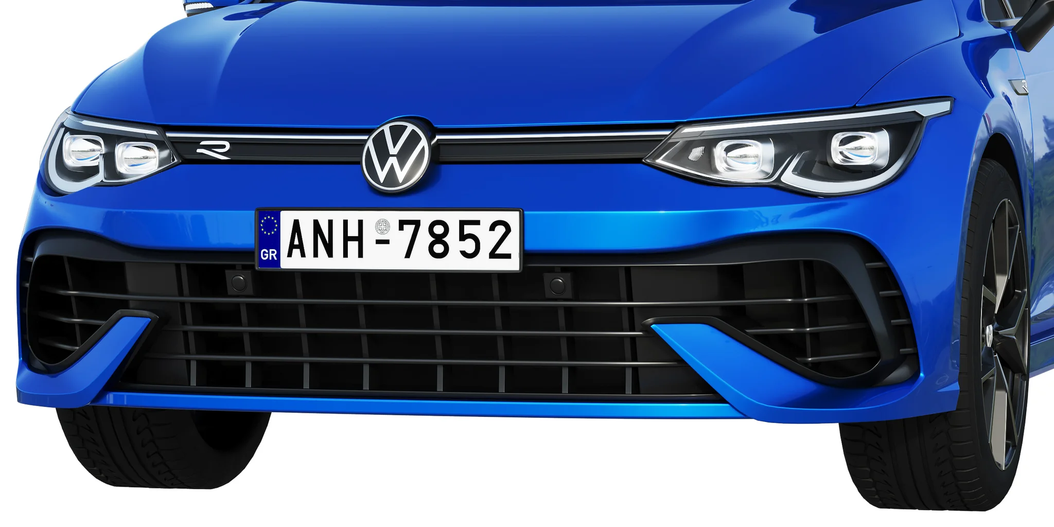 Volkswagen Golf 8 R, 3D model preview 2