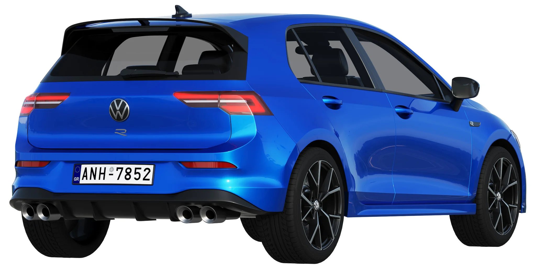 Volkswagen Golf 8 R, 3D model preview 6