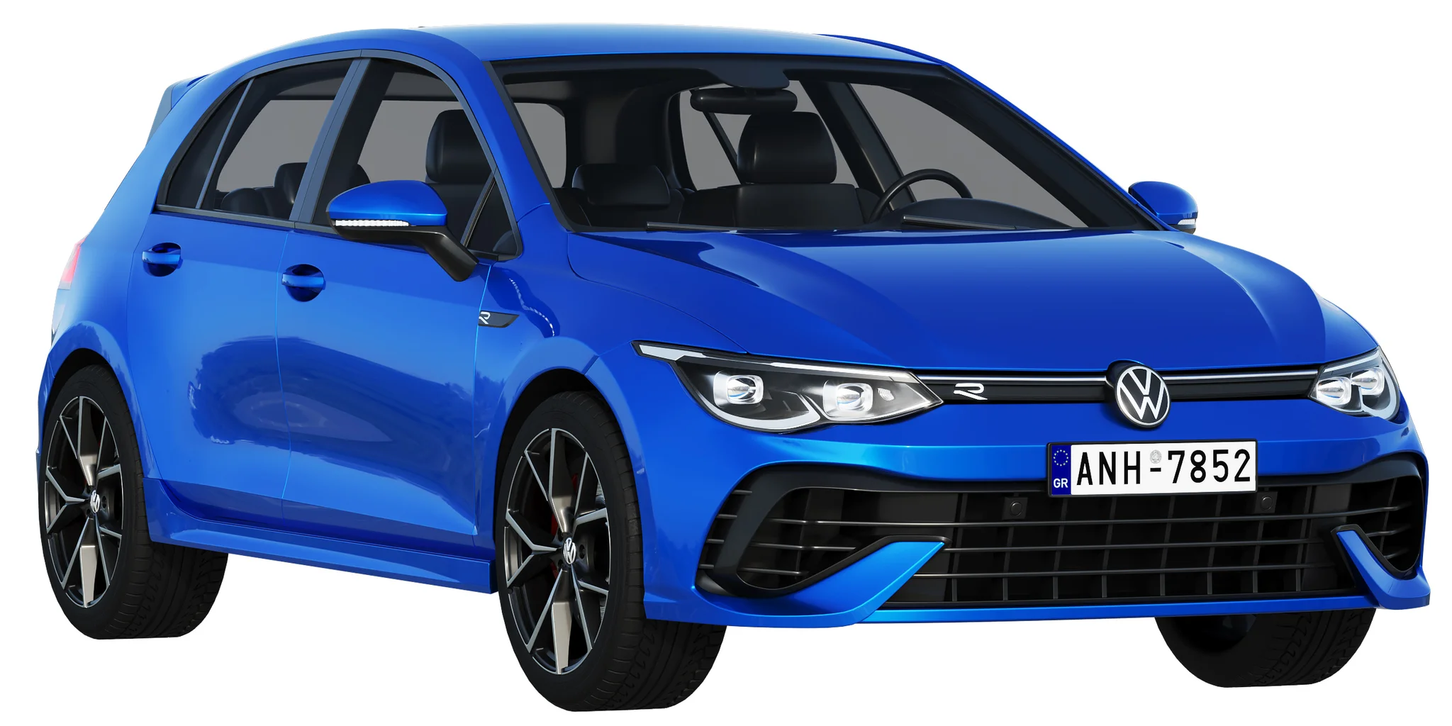 Volkswagen Golf 8 R, 3D model preview 15