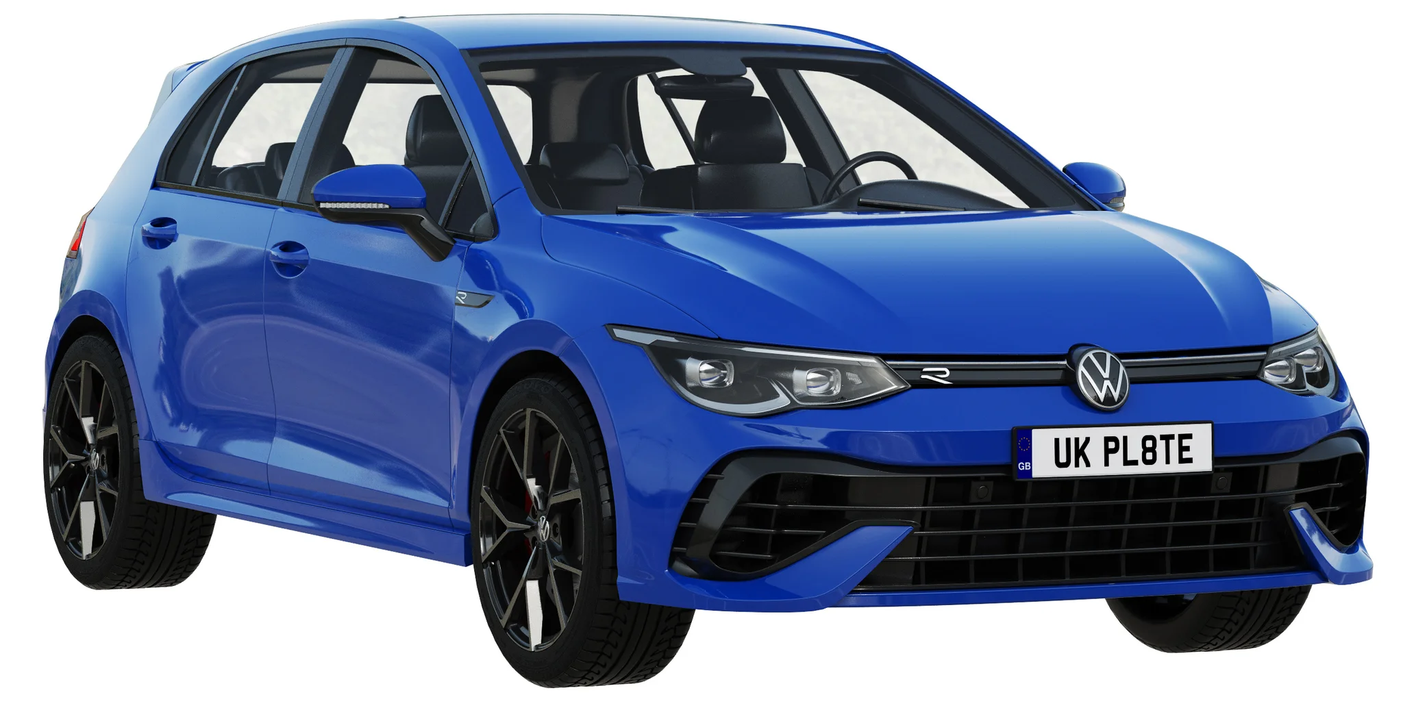 Volkswagen Golf 8 R, 3D model preview 19