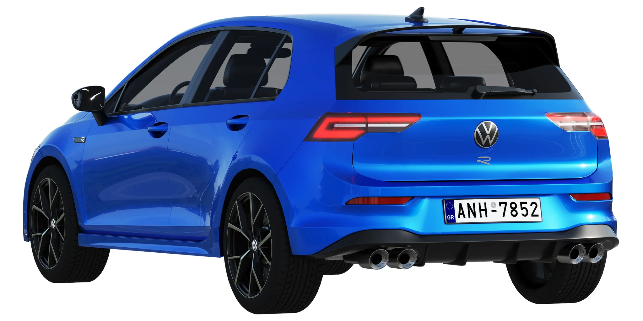 Volkswagen Golf 8 R, 3D model preview 21