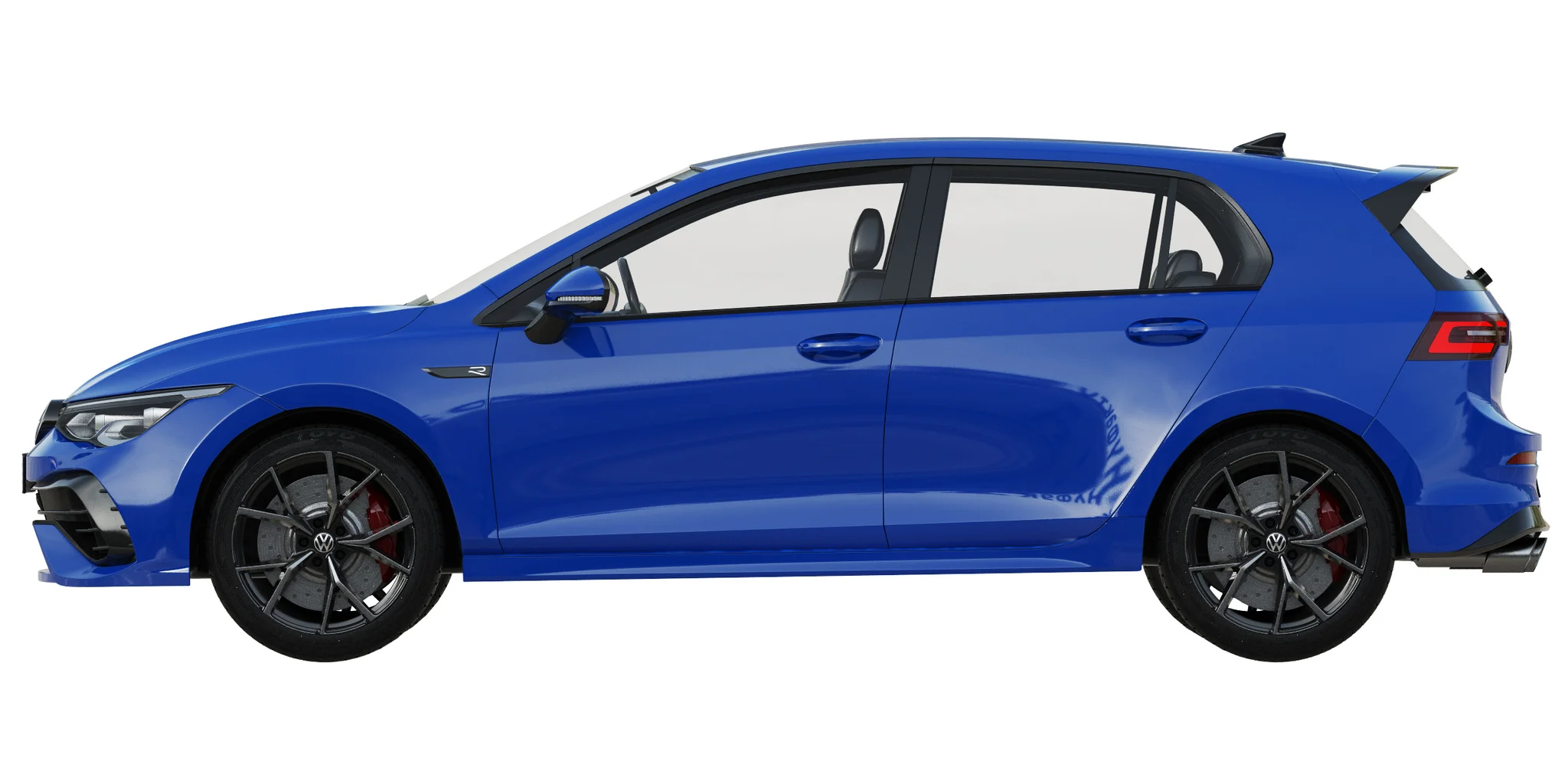 Volkswagen Golf 8 R, 3D model preview 28