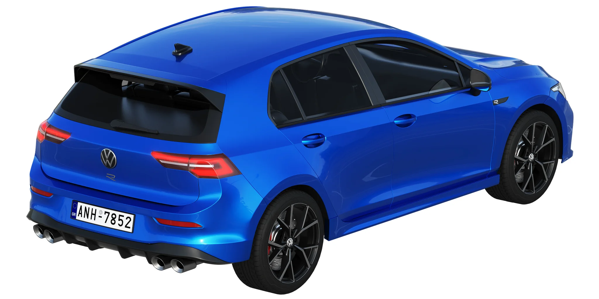 Volkswagen Golf 8 R, 3D model preview 34