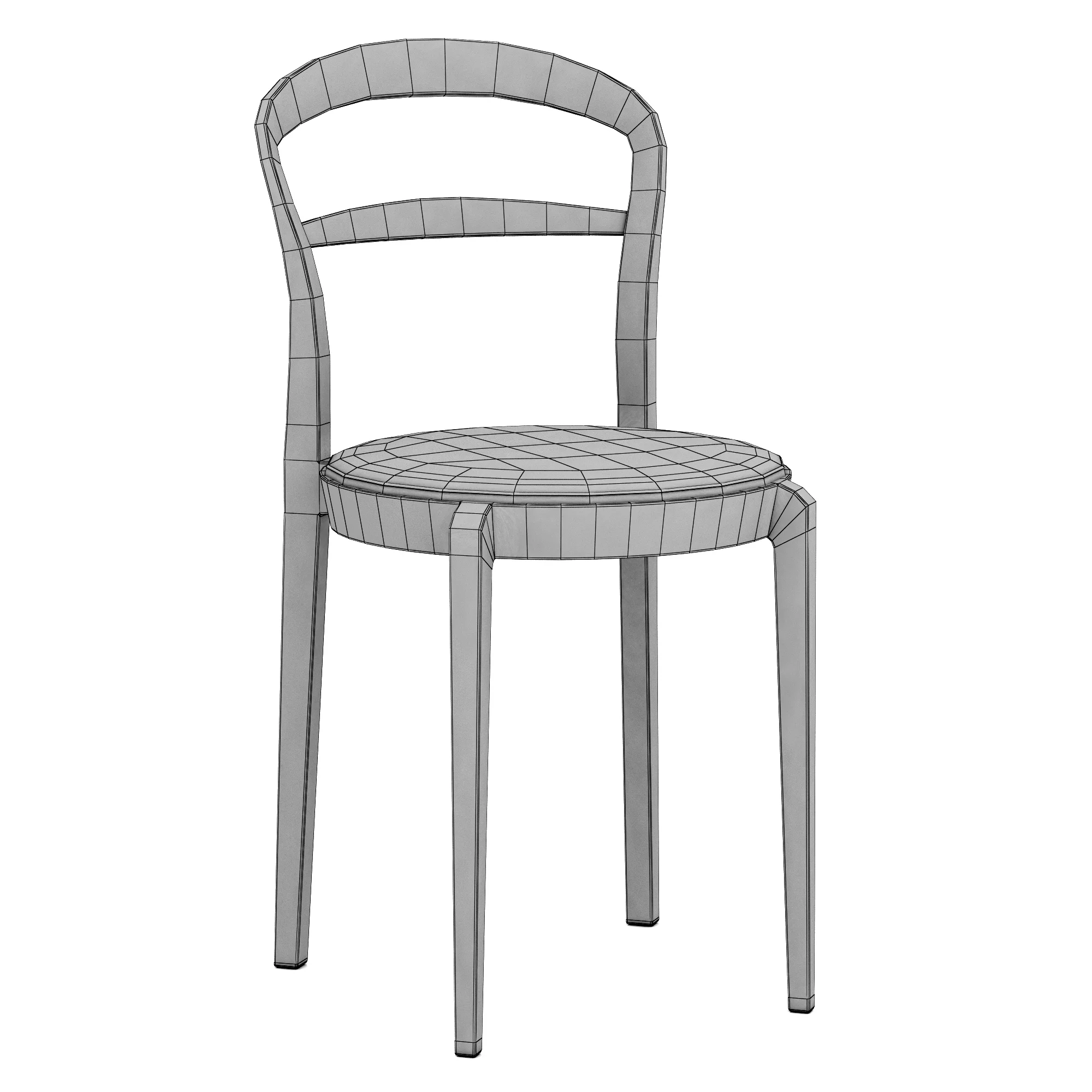Calligaris Cloe Chair — 3D model preview 8