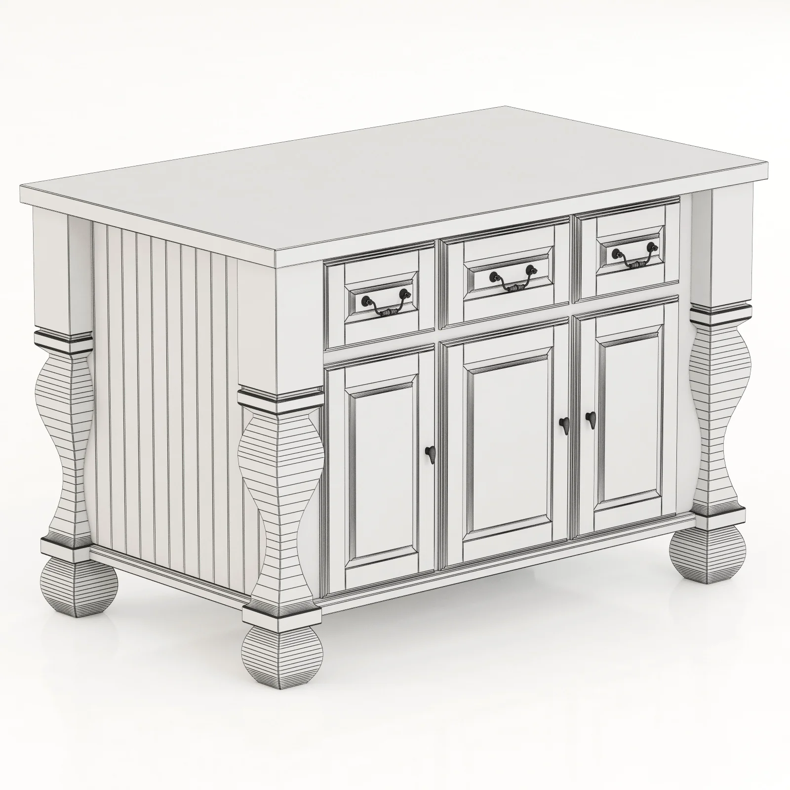 Lyn Design By Hardware Resources Tuscan — 3D model preview 5