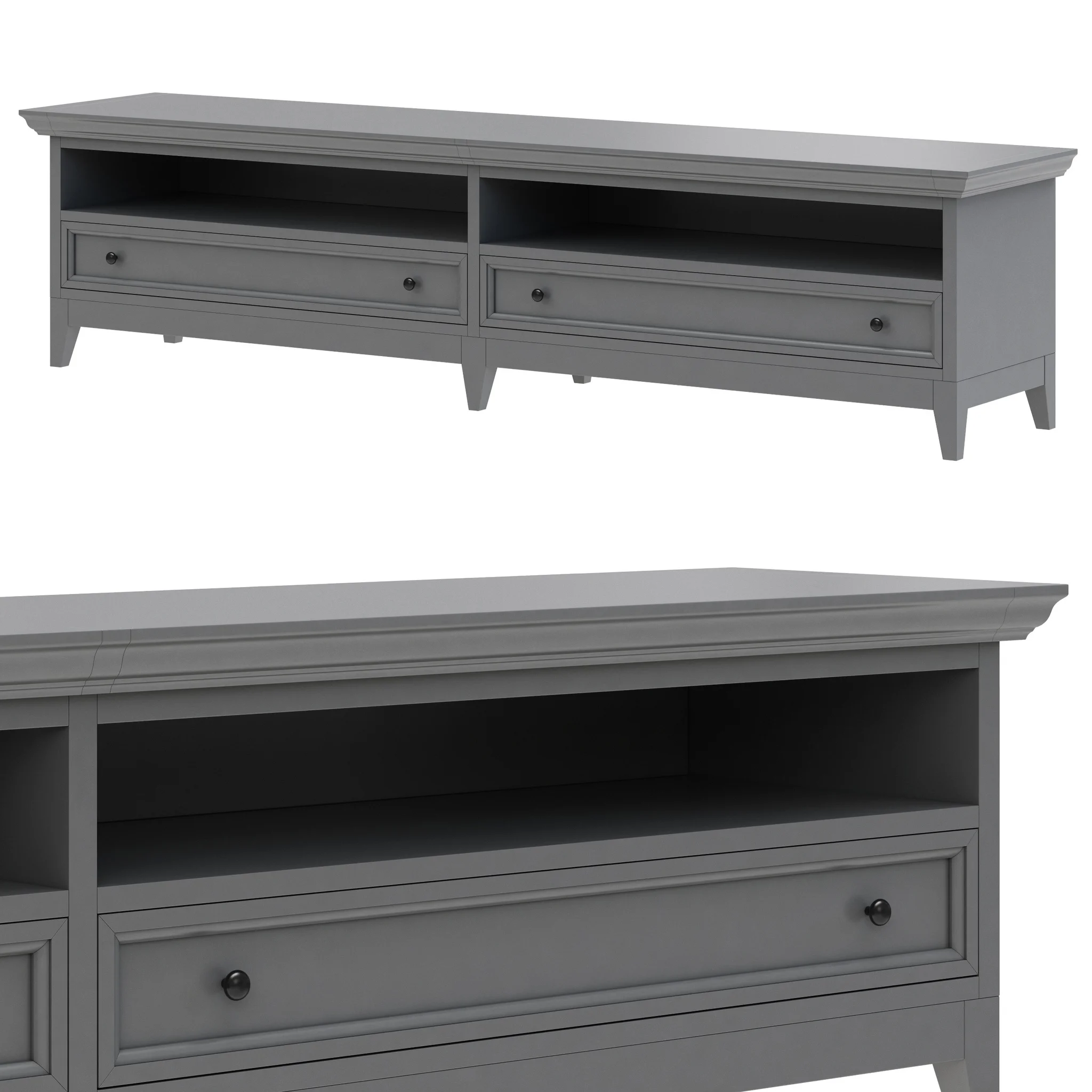 Dantone Home TV Stand 2 — 3D model preview 1