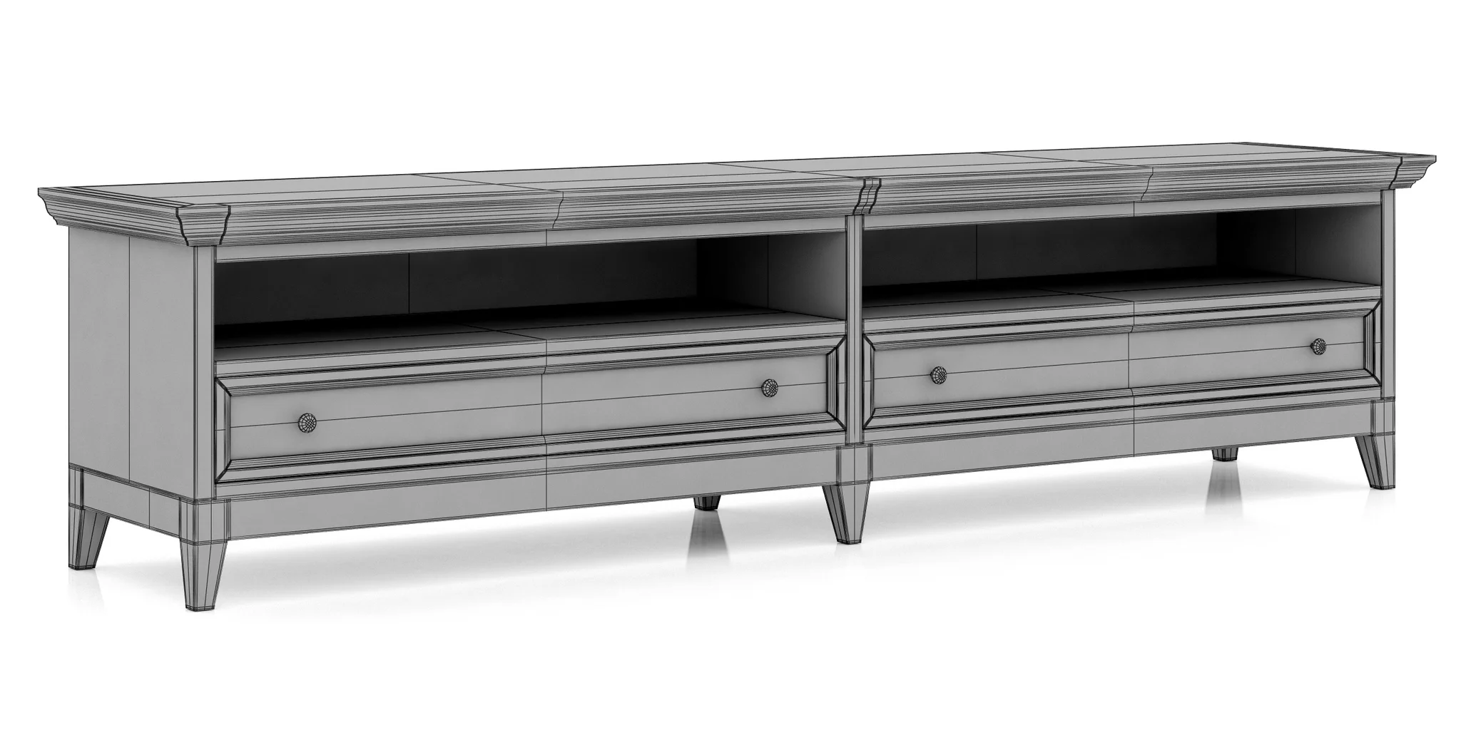 Dantone Home TV Stand 2 — 3D model preview 9