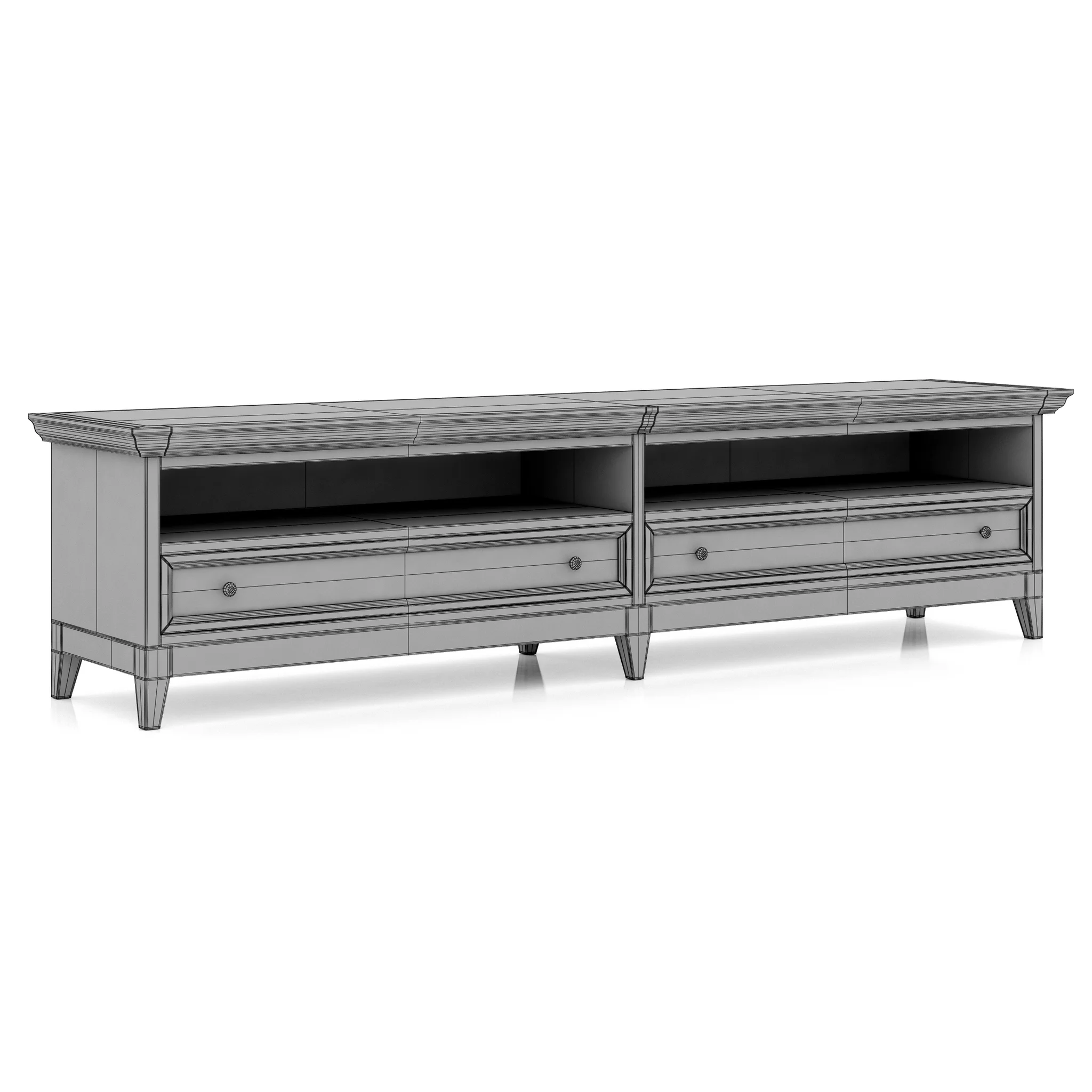 Dantone Home TV Stand 2 — 3D model preview 10