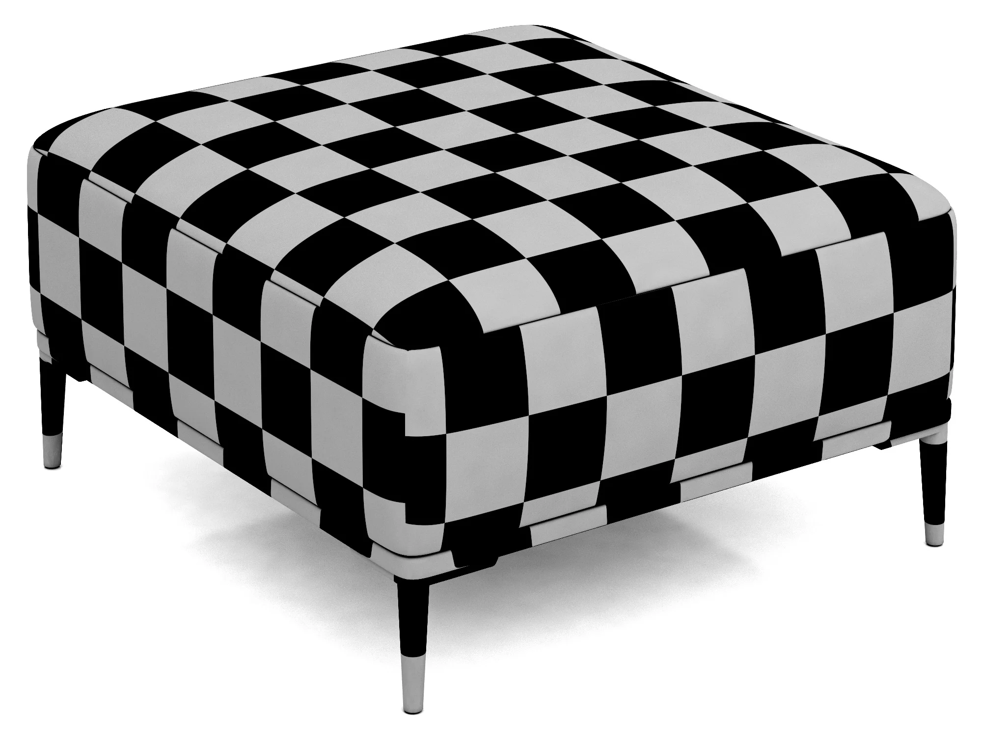 Dantone Home Oslo Ottoman — 3D model preview 11